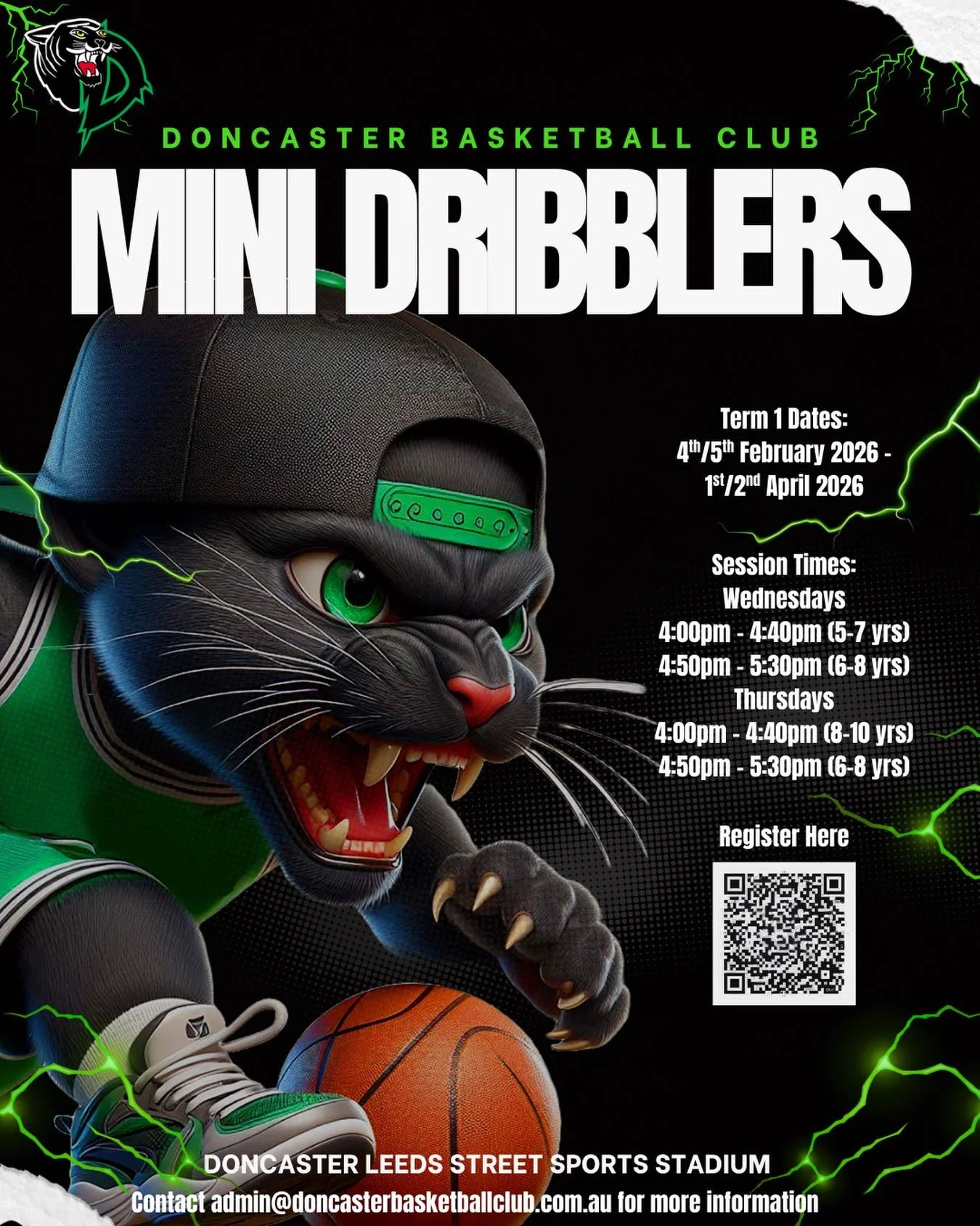 🚨Attention Mini Dribblers🚨
Term 1 Registrations are now open 👏👏 Get in quick to secure your spot in the program for 2026 🏀💚