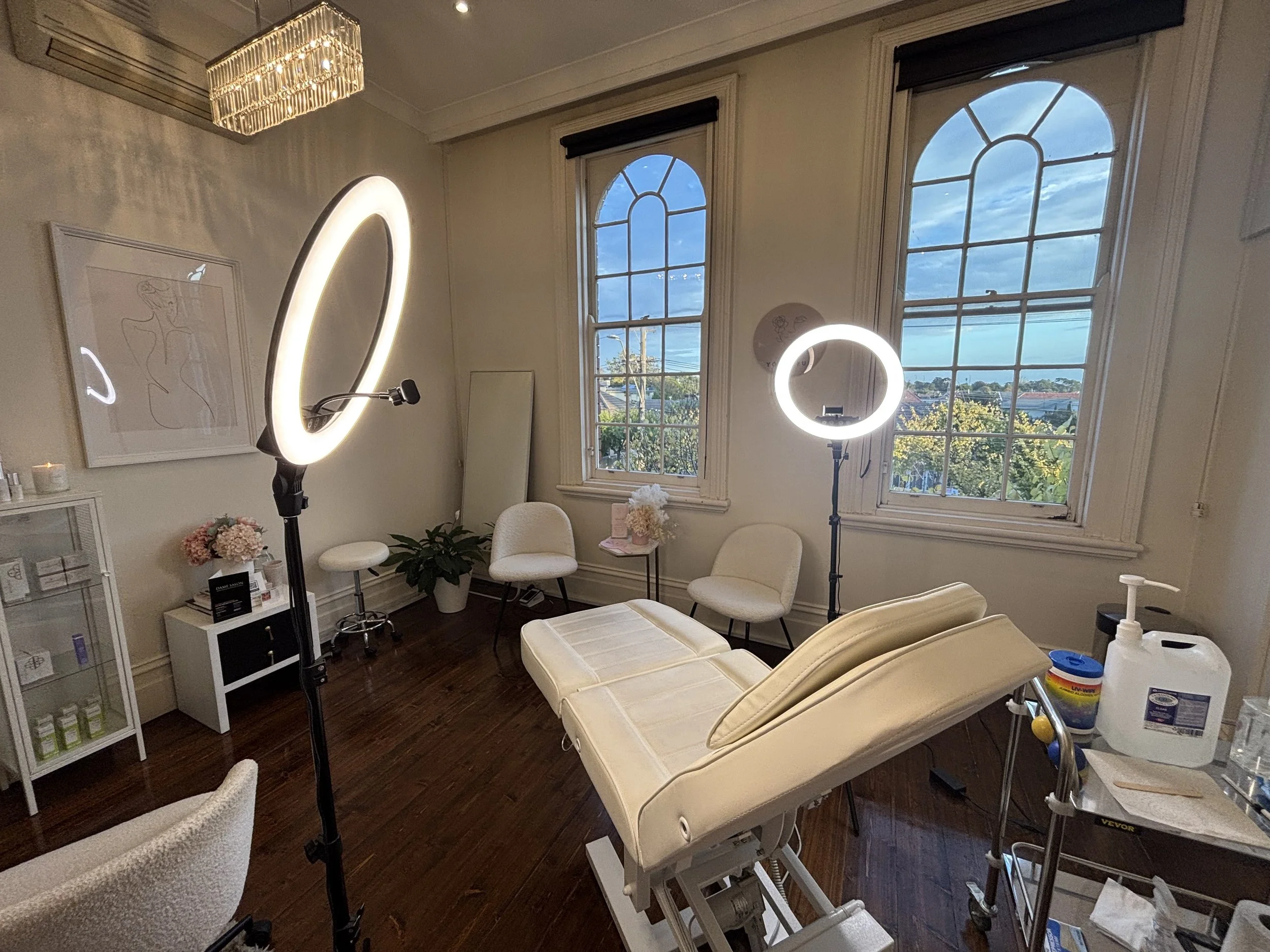 Rosie Goddard, registered nurse, in the treatment room at Youthful by Rosie in Brighton