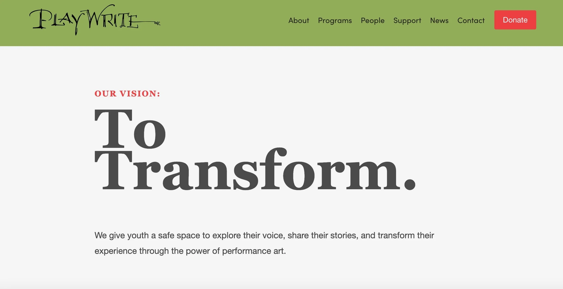 Website redesign, communications dept creation/management, newsletter creation