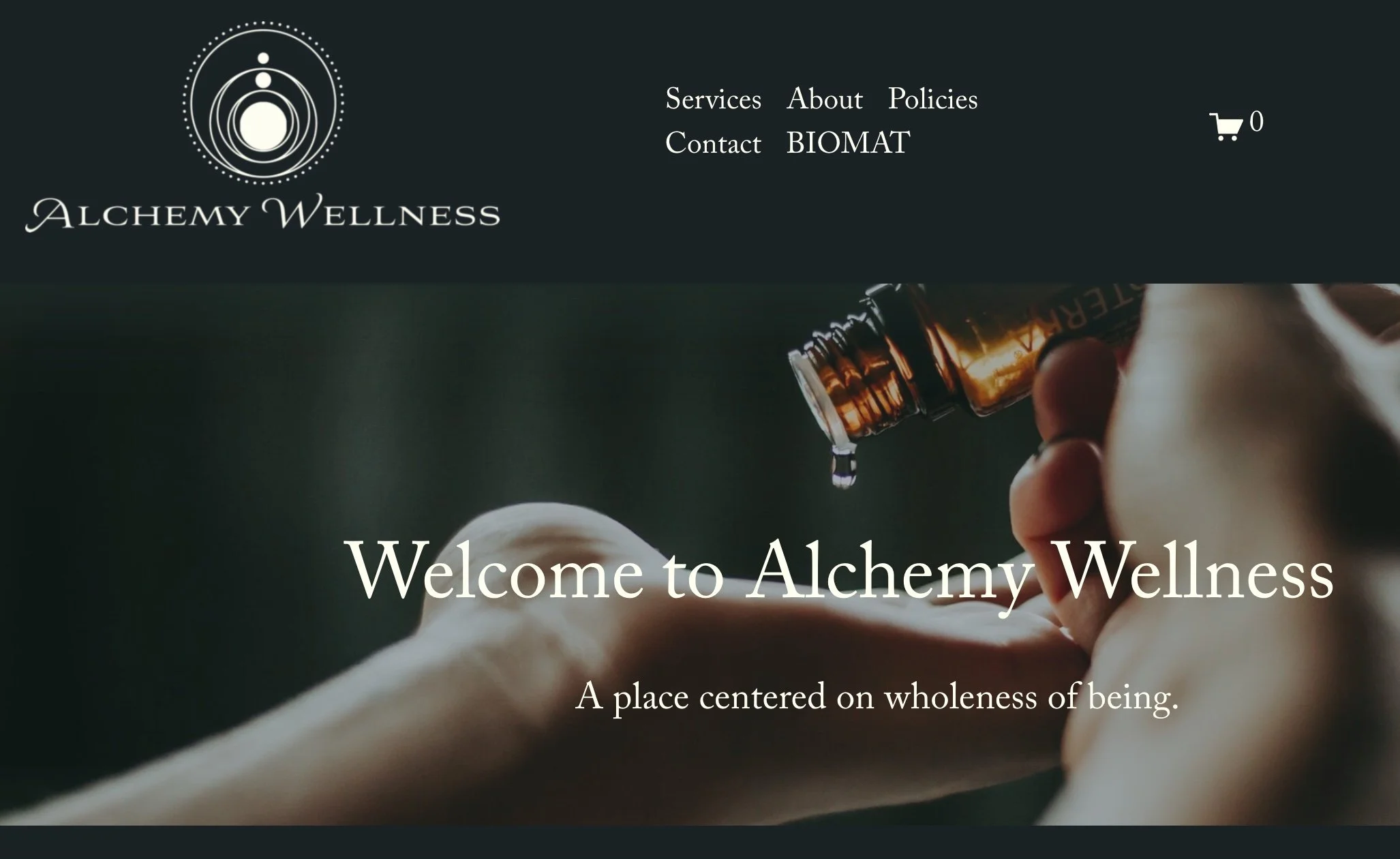 Website design, bio and copywriting