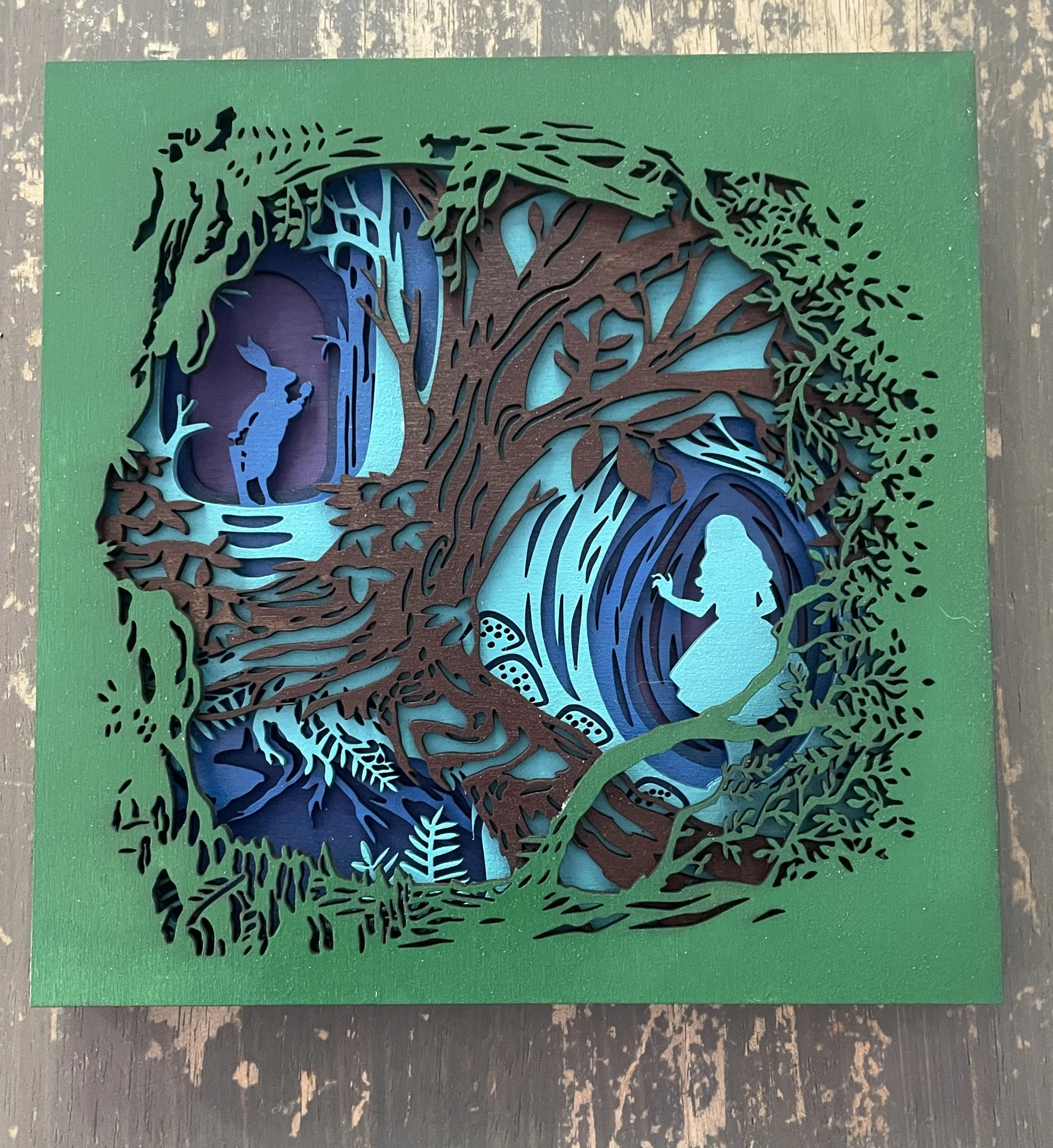 Alice in Wonderland Down the Rabbit Hole V.2