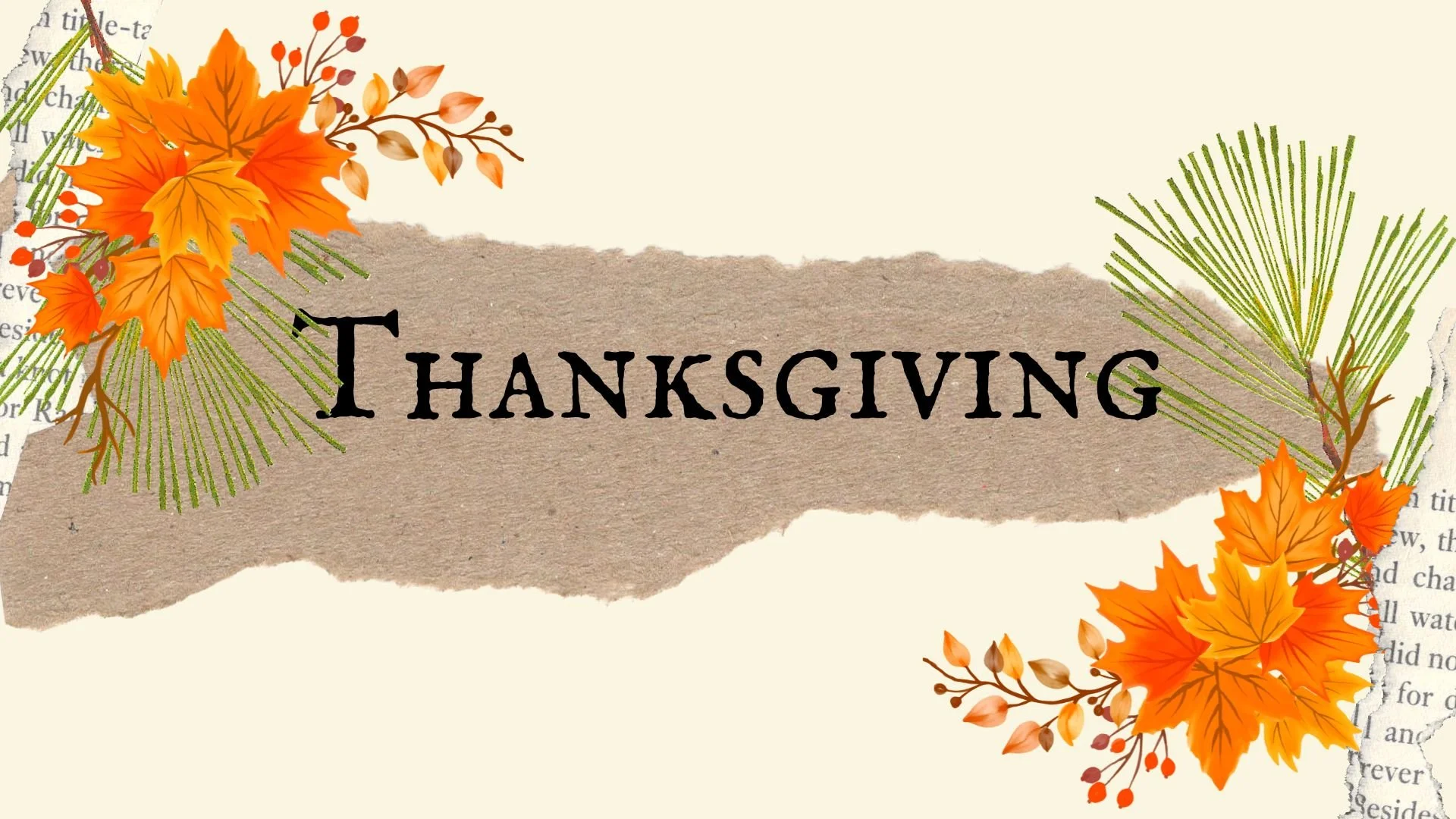 Thanksgiving: An Act of Worship