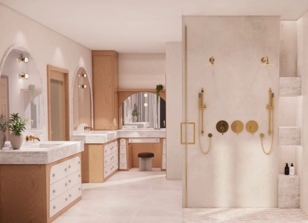 Anyone remember this bathroom? We are waiting patiently for construction to start. We are soooo close!! We are excited to take you in this journey once it does. 👀👀👀