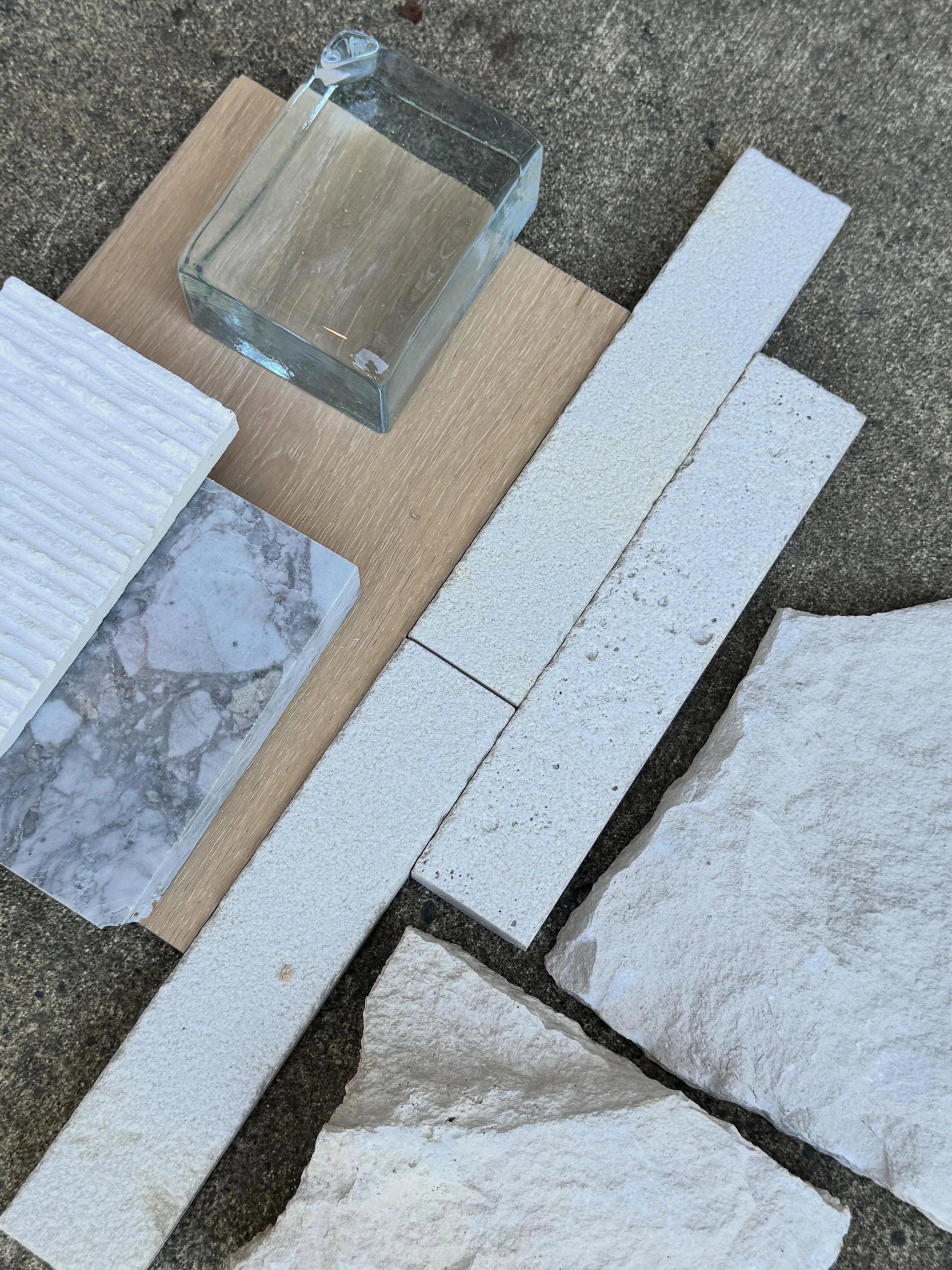 Just a few of the materials for a large custom home we are designing with @affinityhomesllc 👀