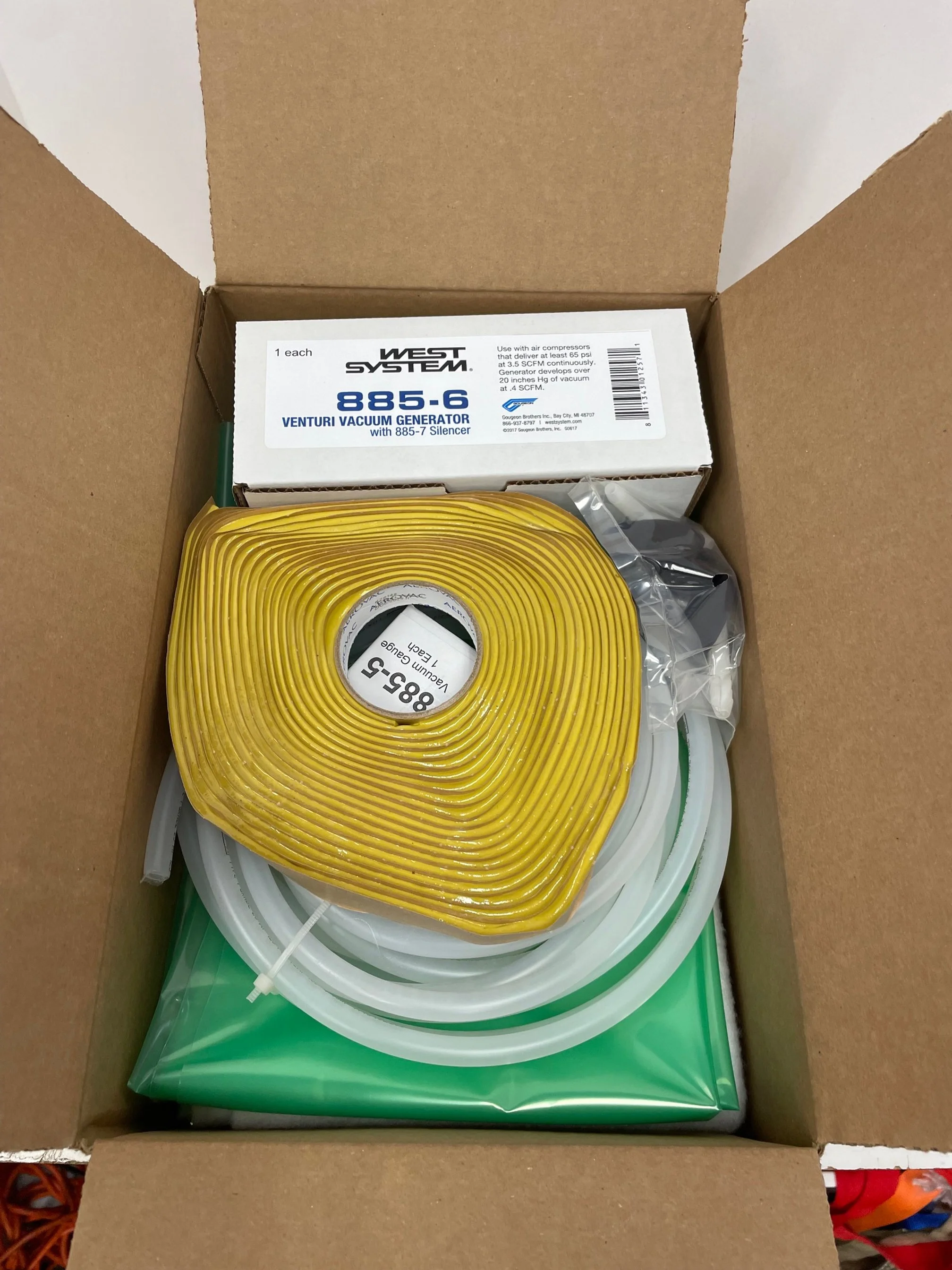 West System 885 Vacuum Bagging Kit $300