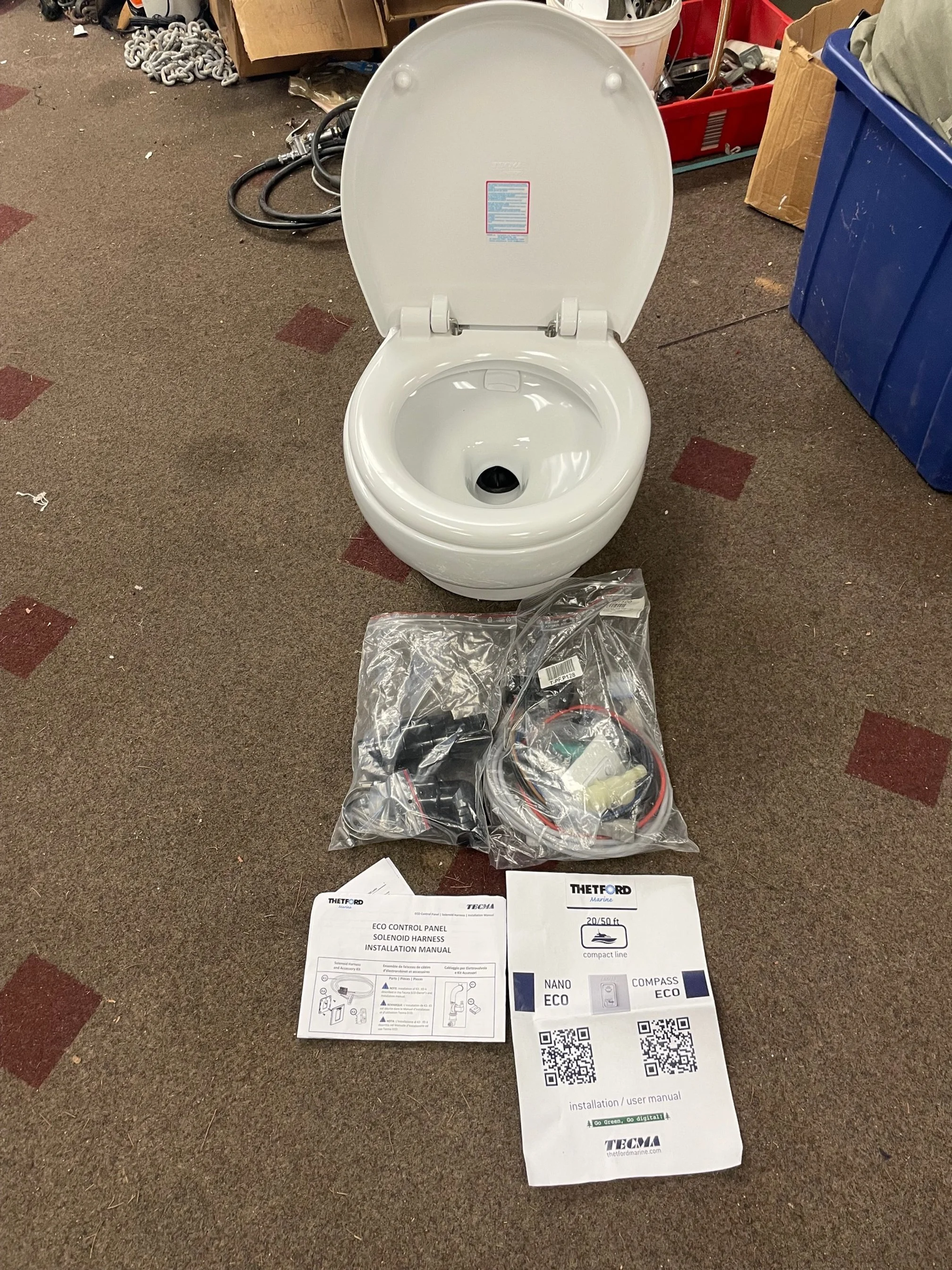 Thetford T-NAN012PW/E/NA THETFORD NANO ECO COMPACT TOILET - 12V NEW $600