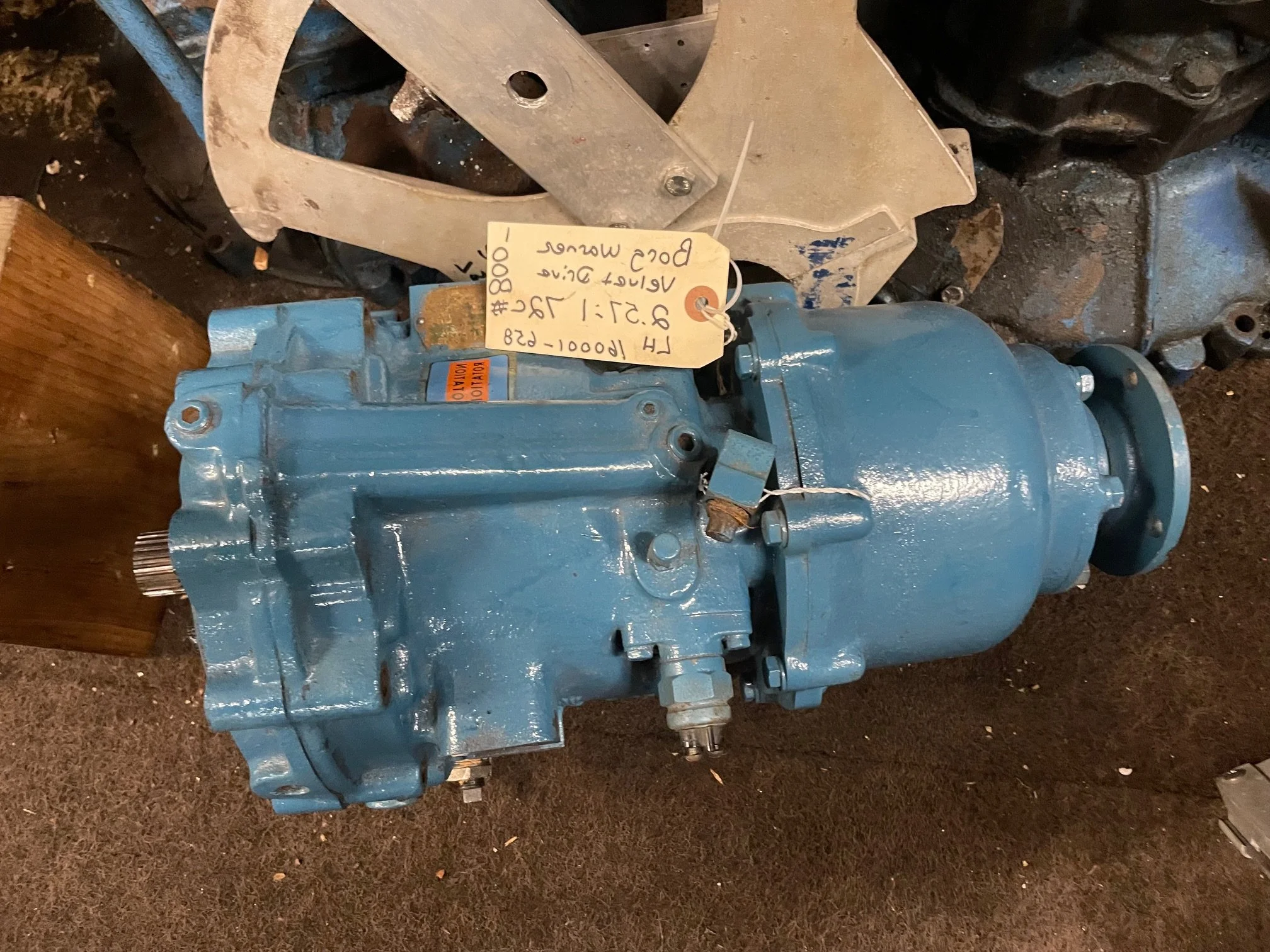 Borg Warner 72C Velvet Drive  1.57:1 set up LH can be converted to RH $800