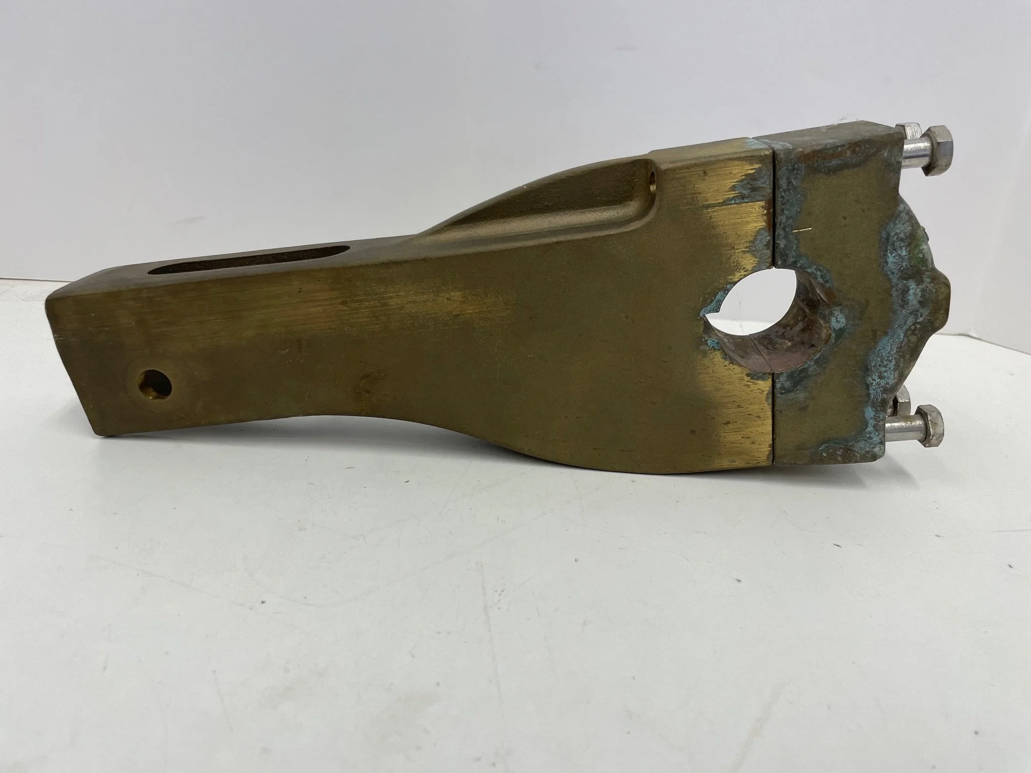 Edson bronze inboard Autopilot Tiller Arm 926-`10-610-MK 11 1-1/2" bore $350