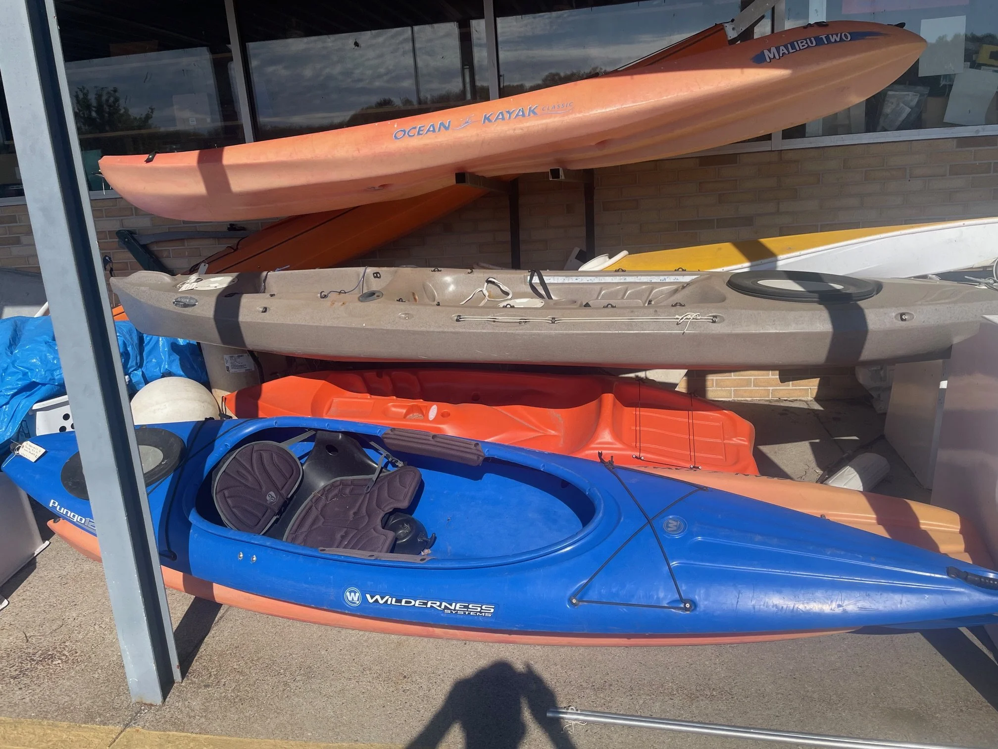 KAYAKS KAYAKS KAYAKS  fro $100 to $350.00 9 to choose from 