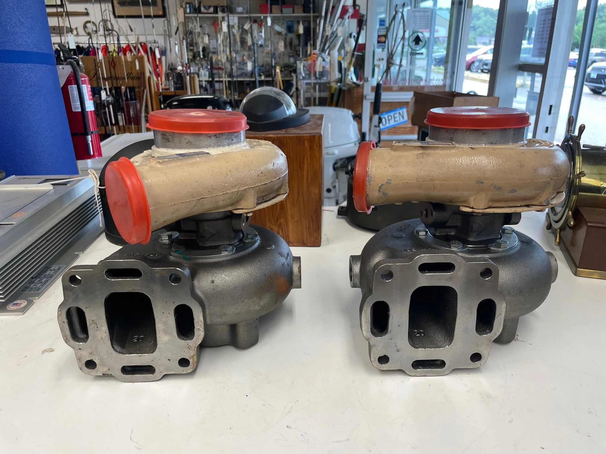 Turbos for The Cummins 6CTA 8.3 Never Installed 2 available $3000. ea.