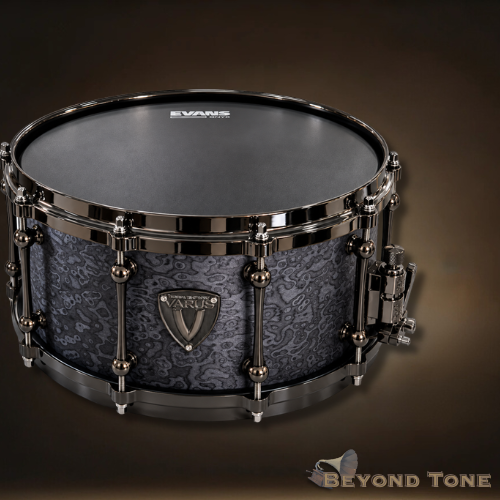 VARUS Birdseye Black Snare Drum 