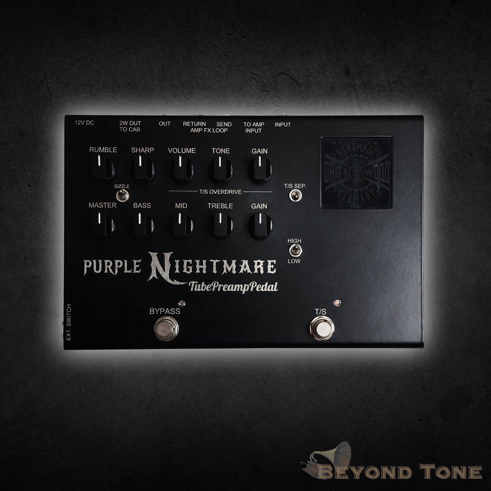 Driftwood purple nightmare tube amp