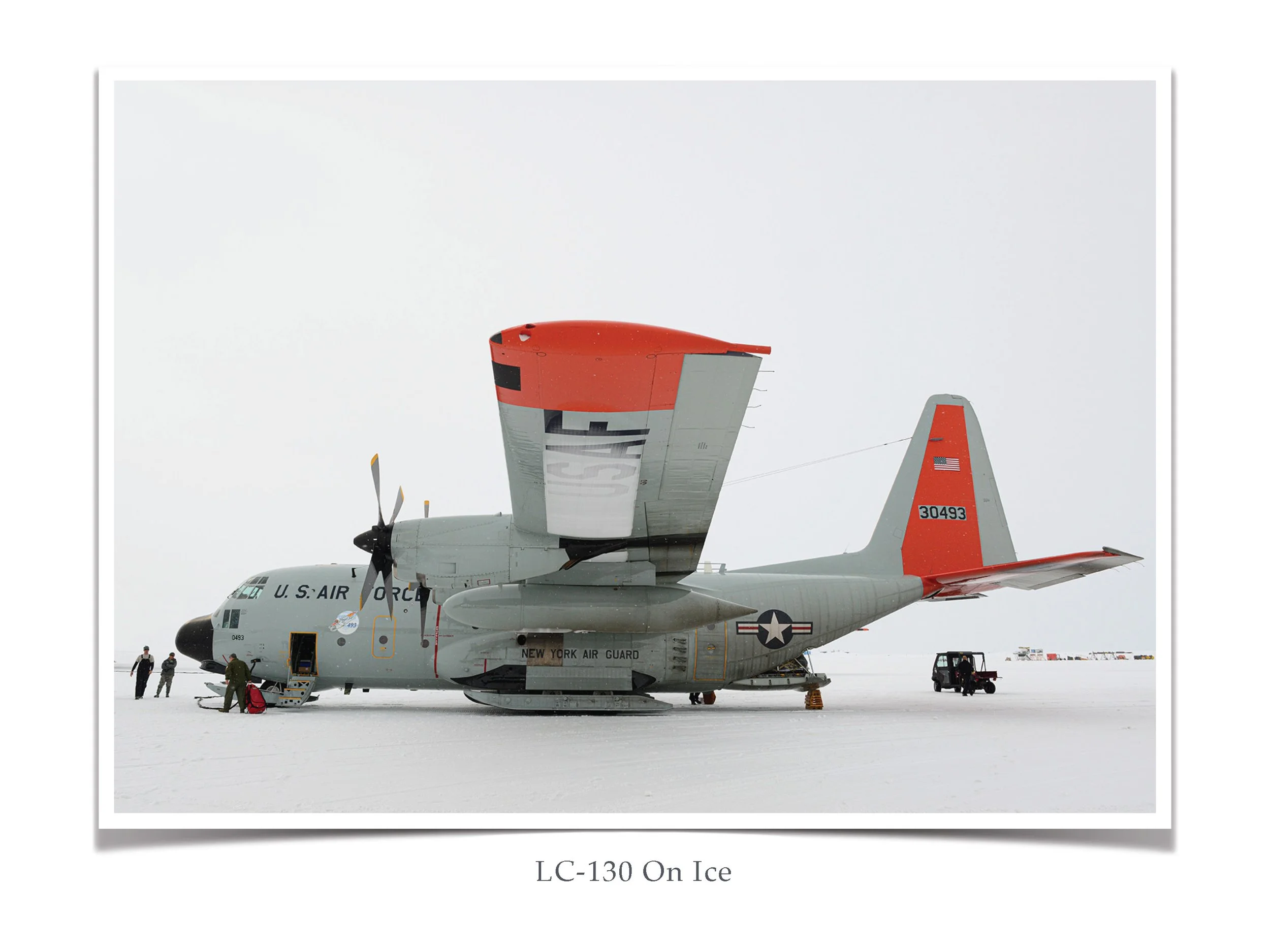 LC-130 On Ice - Fine Art Print