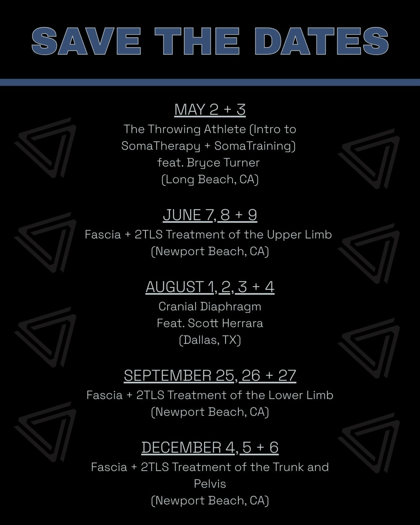 Education opportunities for 2026📚 More information to follow. 

#osteopathe #eldoa #fasciapumping #pumping #sportsmedicine