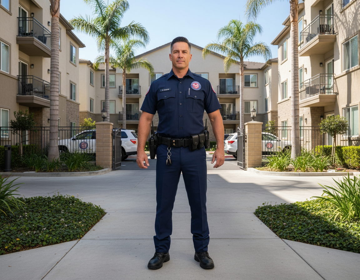 Apartment security guard services, multi-family housing security, residential security guards, apartment complex security
