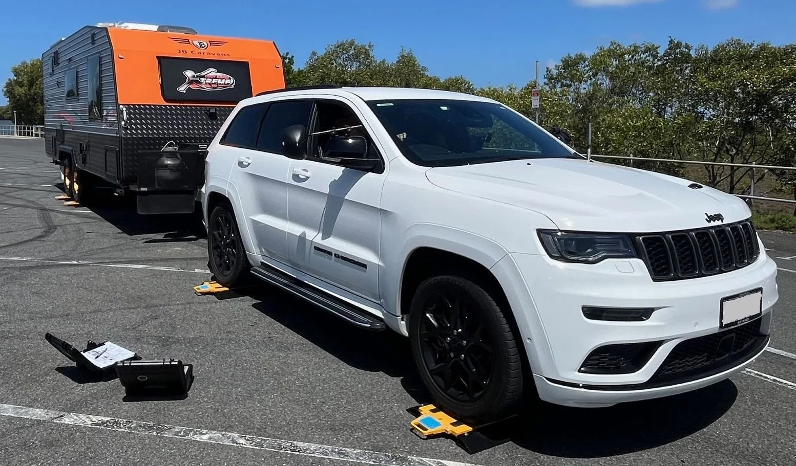 Caravan weighing
