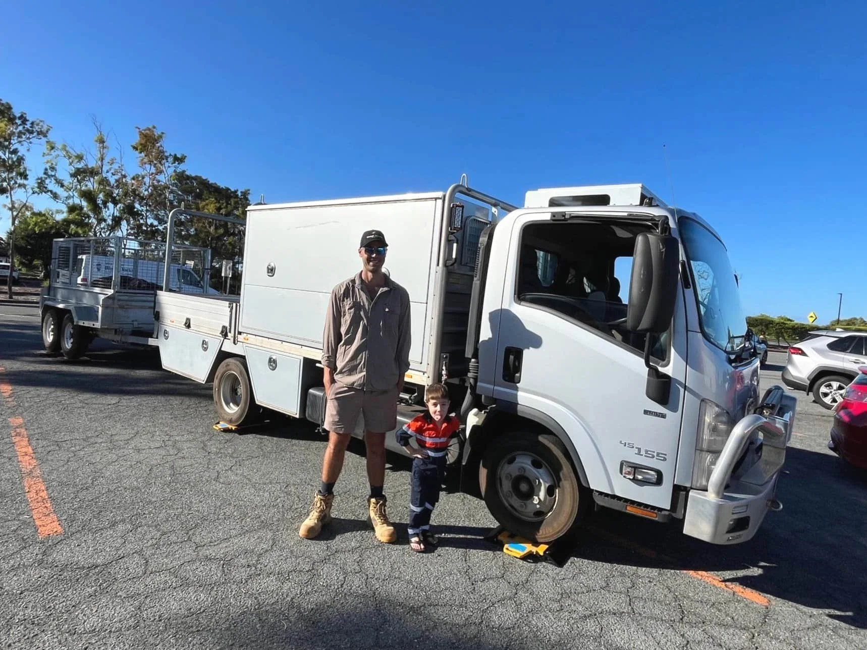 Commercial Vehicle Weighing in process | Mobile Caravan & Vehicle Weighing Service | South East QLD