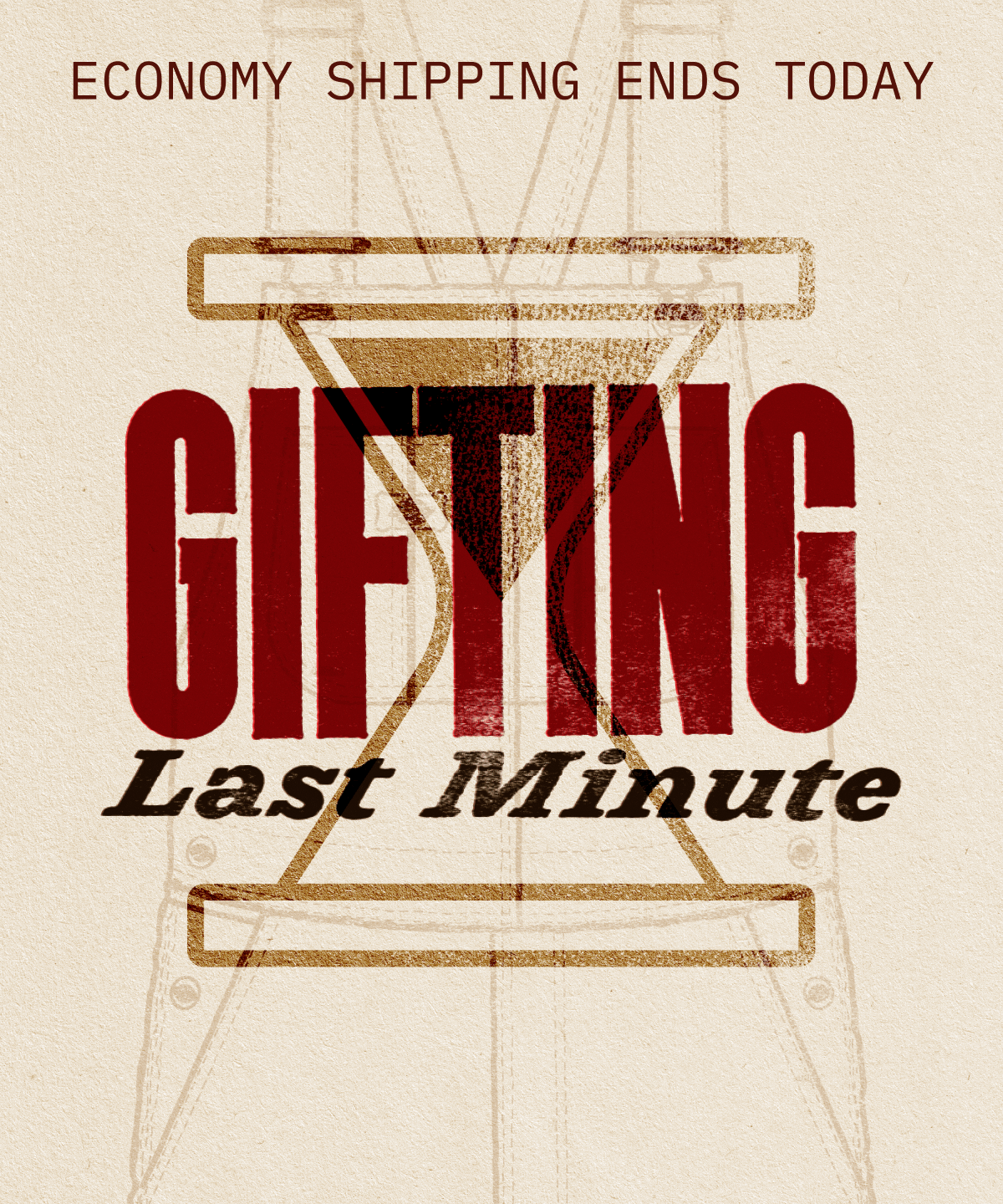Last minute gift message