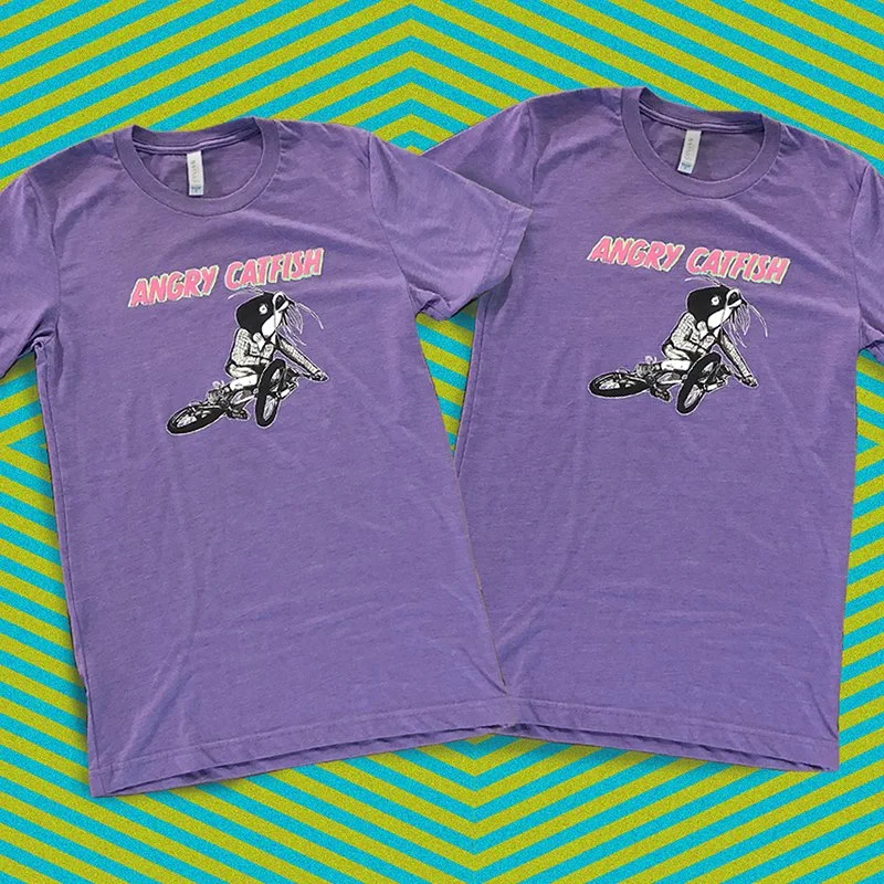 "Catfisher" T-Shirt Design, spoof on Gary Fisher's Marlin