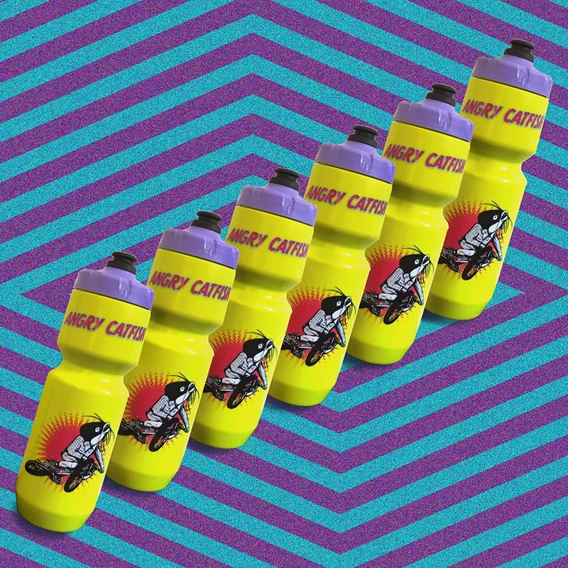 Favored water bottle design of the "Catfisher"