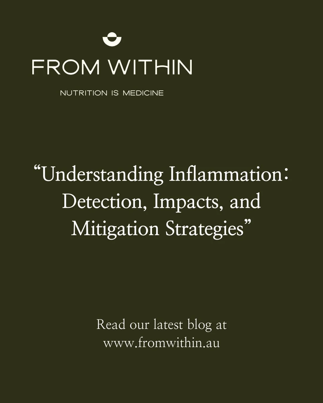 Inflammation decoded &amp; defeated! FROM WITHIN&rsquo;s new blog, Understanding Inflammation: Detection, Impacts, and Mitigation Strategies, is LIVE today&mdash;spot it via CRP/NLR (