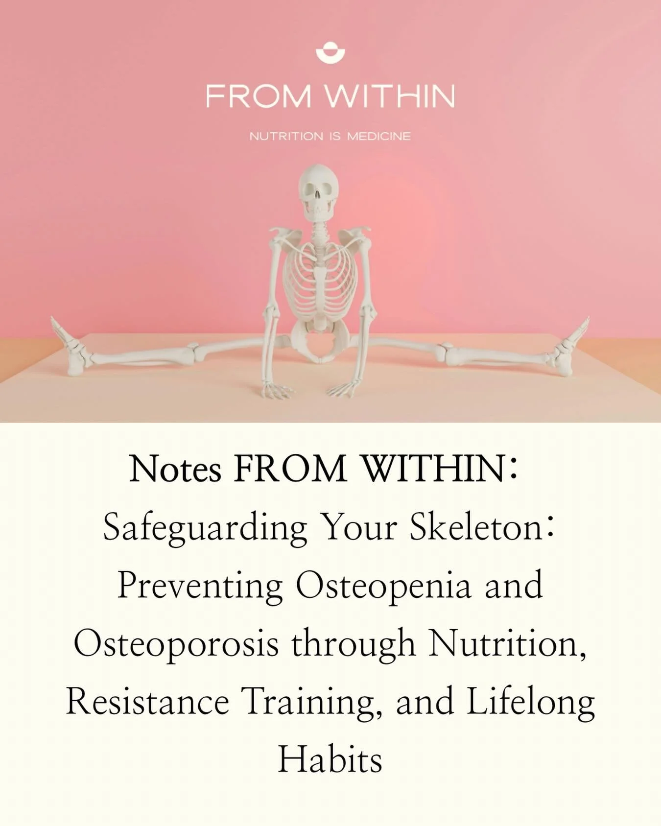 Osteopenia and osteoporosis are &ldquo;silent&rdquo; &mdash; often progressing without symptoms until a fracture occurs. With bone loss accelerating during perimenopause, prevention is everything.

In this article, we break down:

&nbsp;🦴The differe