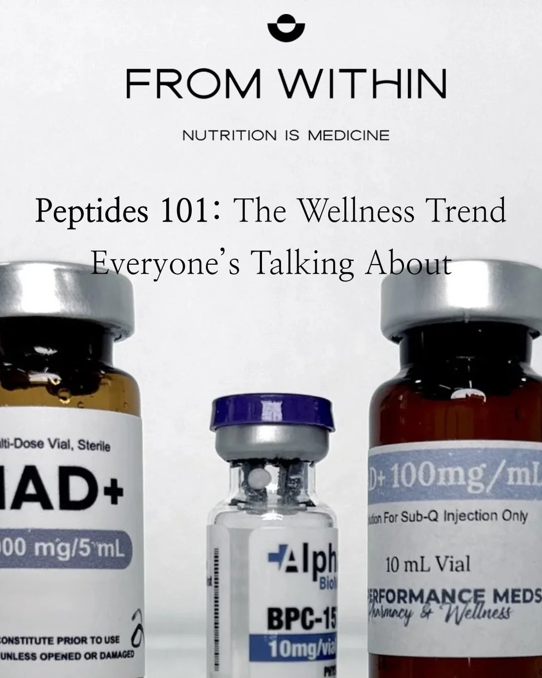 ✨Peptides 101: The Wellness Trend Everyone&rsquo;s Talking About 

🧬Peptides are amino acid chains that help regulate things like hormones, repair + metabolism. Your body makes them &mdash; and some are well-researched (like certain medications + co