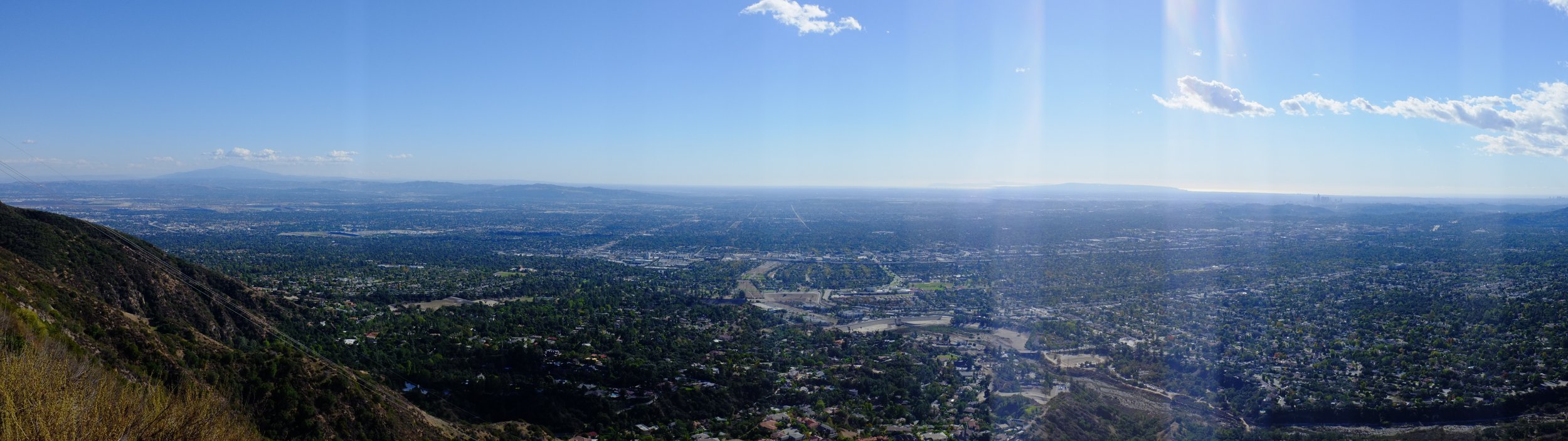 San Gabriel Valley seen from the San Gabriel Mountains