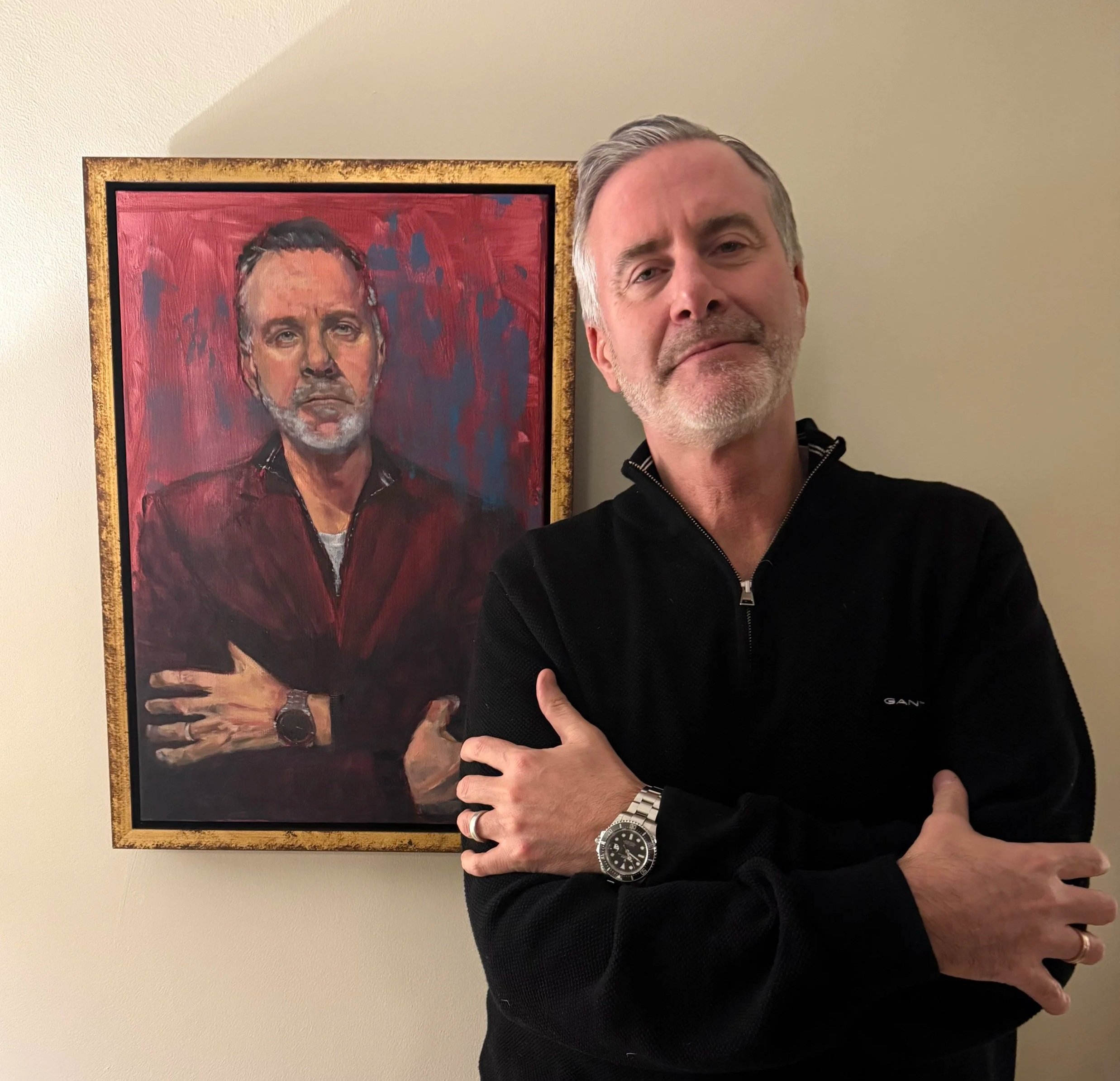 Neil and his portrait