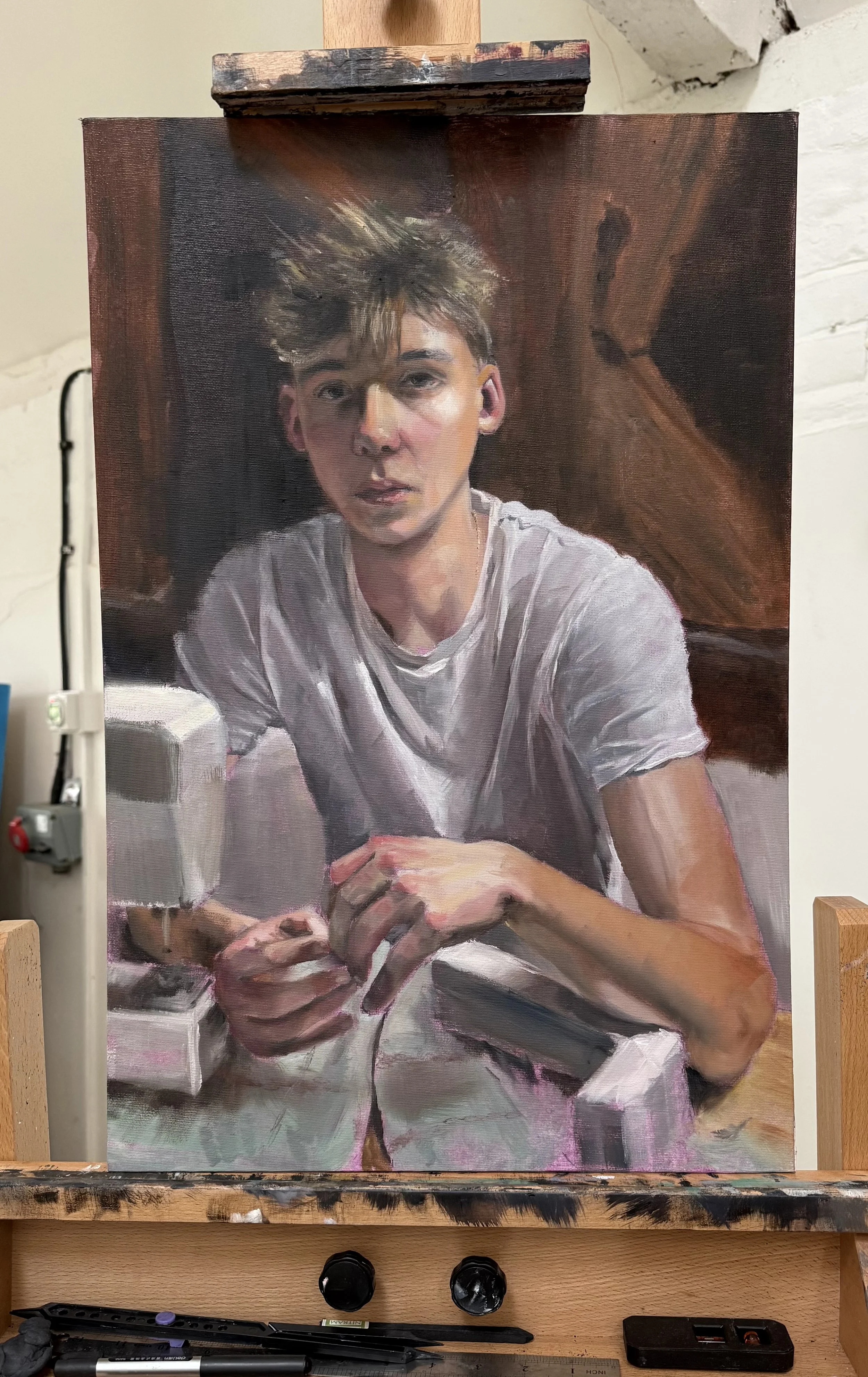 Max - oil on board, 60cm x 40cm