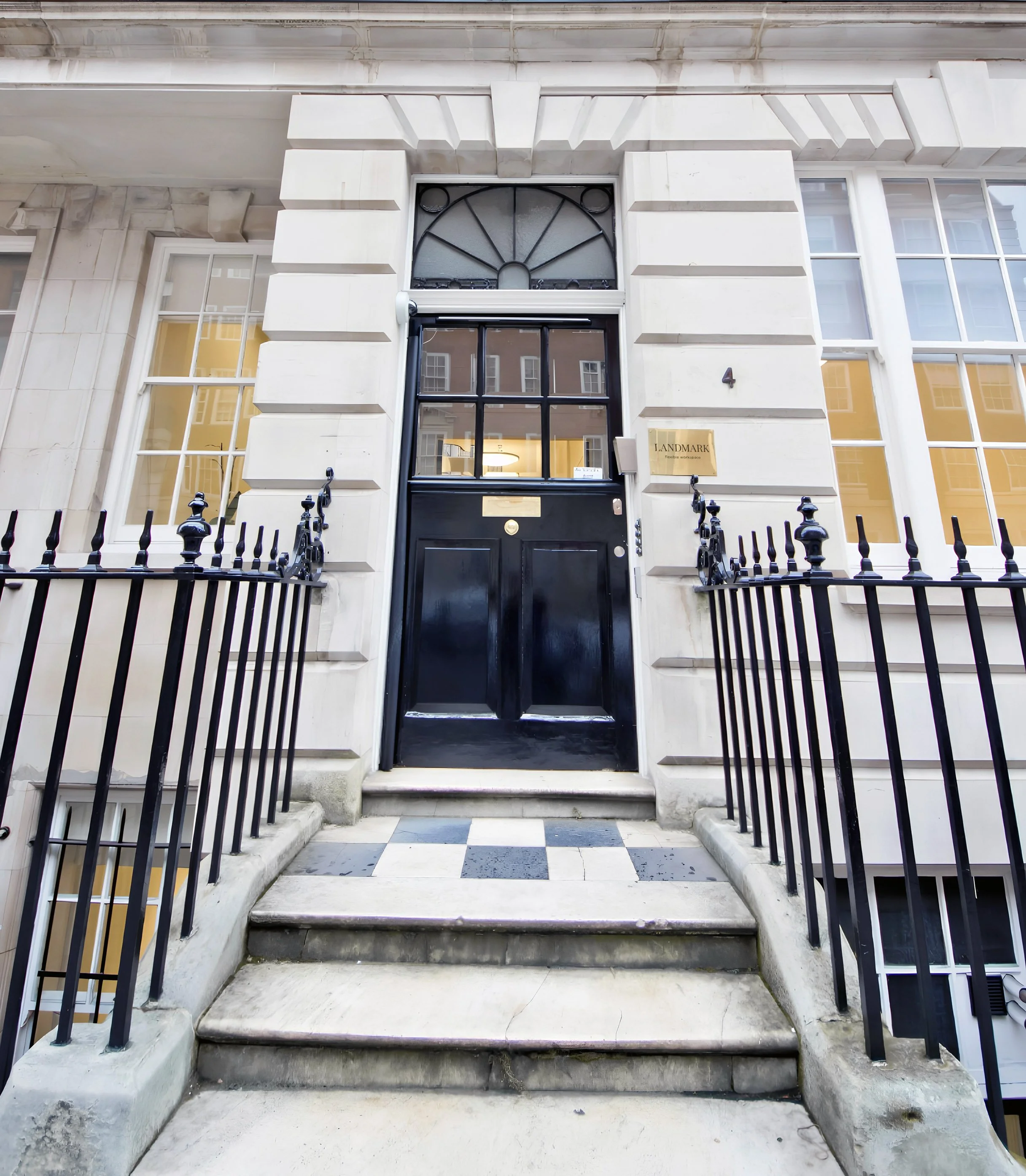 Regal Private Therapy Practice Entrance steps at 4 Devonshire Street in London