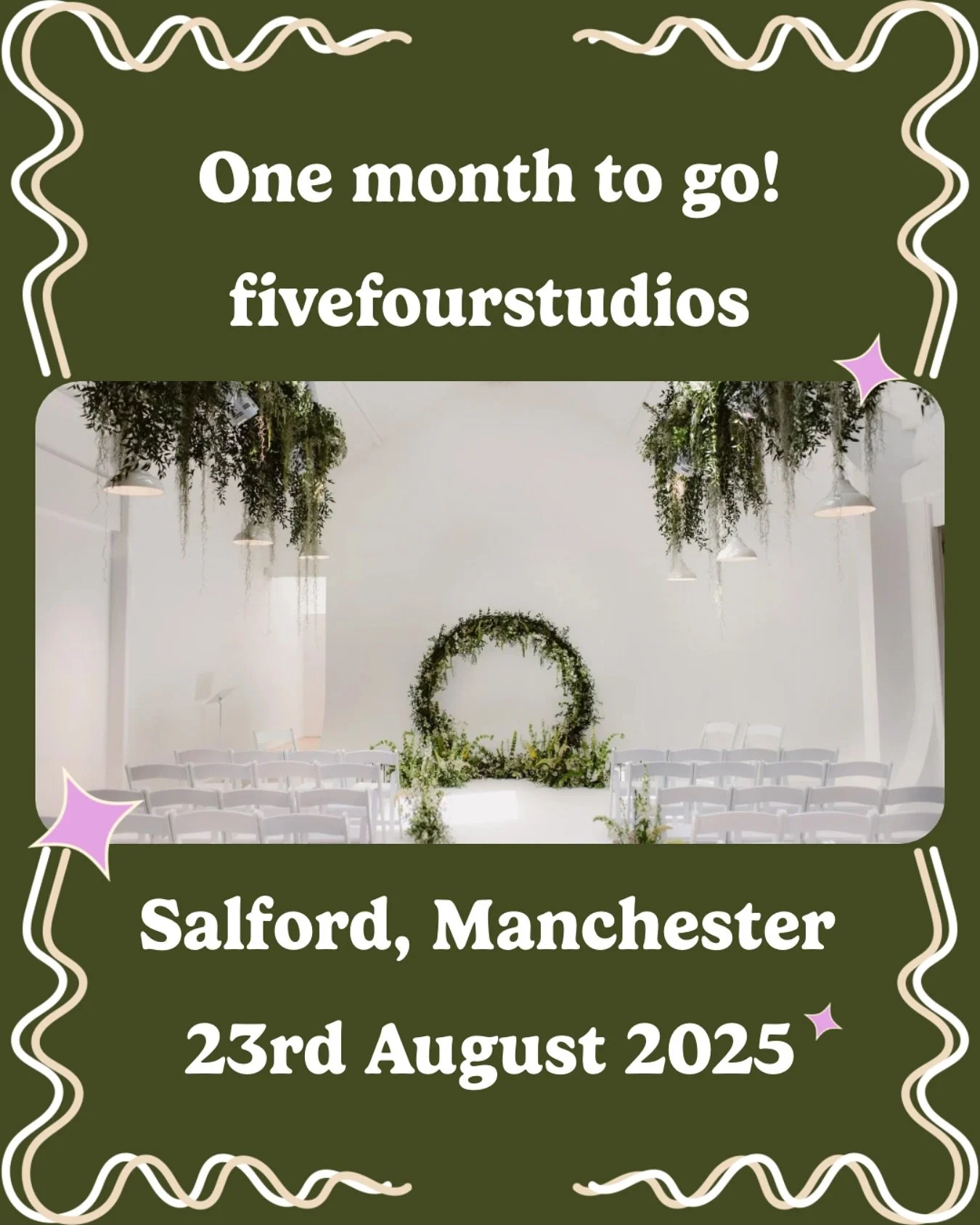 Next month I&rsquo;ll be @fivefourstudios (a real bucket list venue for me). Minimal, yet full of character &amp; a true blank canvas for couples to make their own. No photo really does it justice.

Even more special - it&rsquo;s less than 3 miles fr