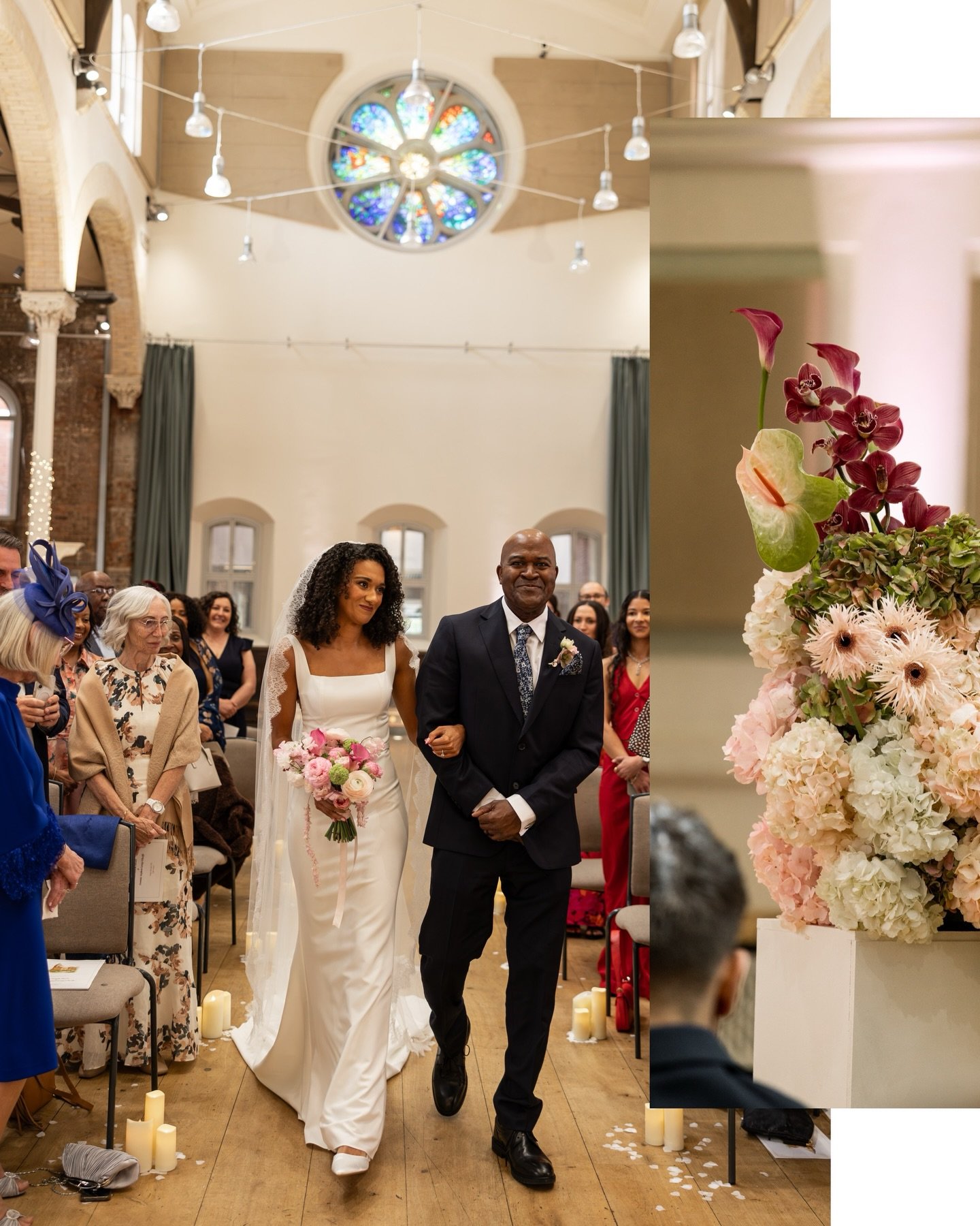 JOY! 🪩💖

The most gorgeous day for the most gorgeous couple - Nina &amp; Dom&rsquo;s spring wedding at Hall&eacute; St Peter&rsquo;s, Manchester 🌞🌷

Getting to know these two over the past 6 months has been a total dream. They poured their hearts