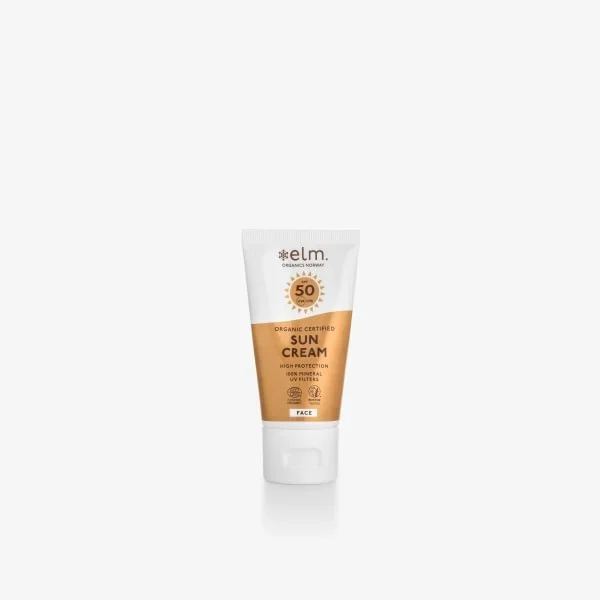 Elm Organics Mineral solkrem SPF 50 (PA++++) Ansikt
