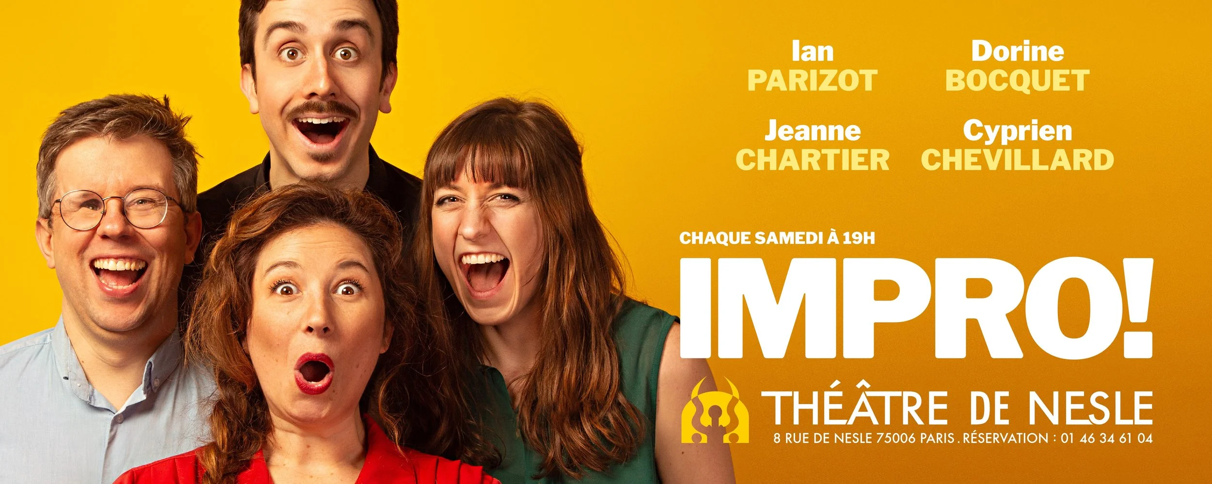IMPRO! | Spectacle d'impro à Paris | Tarifs réduits