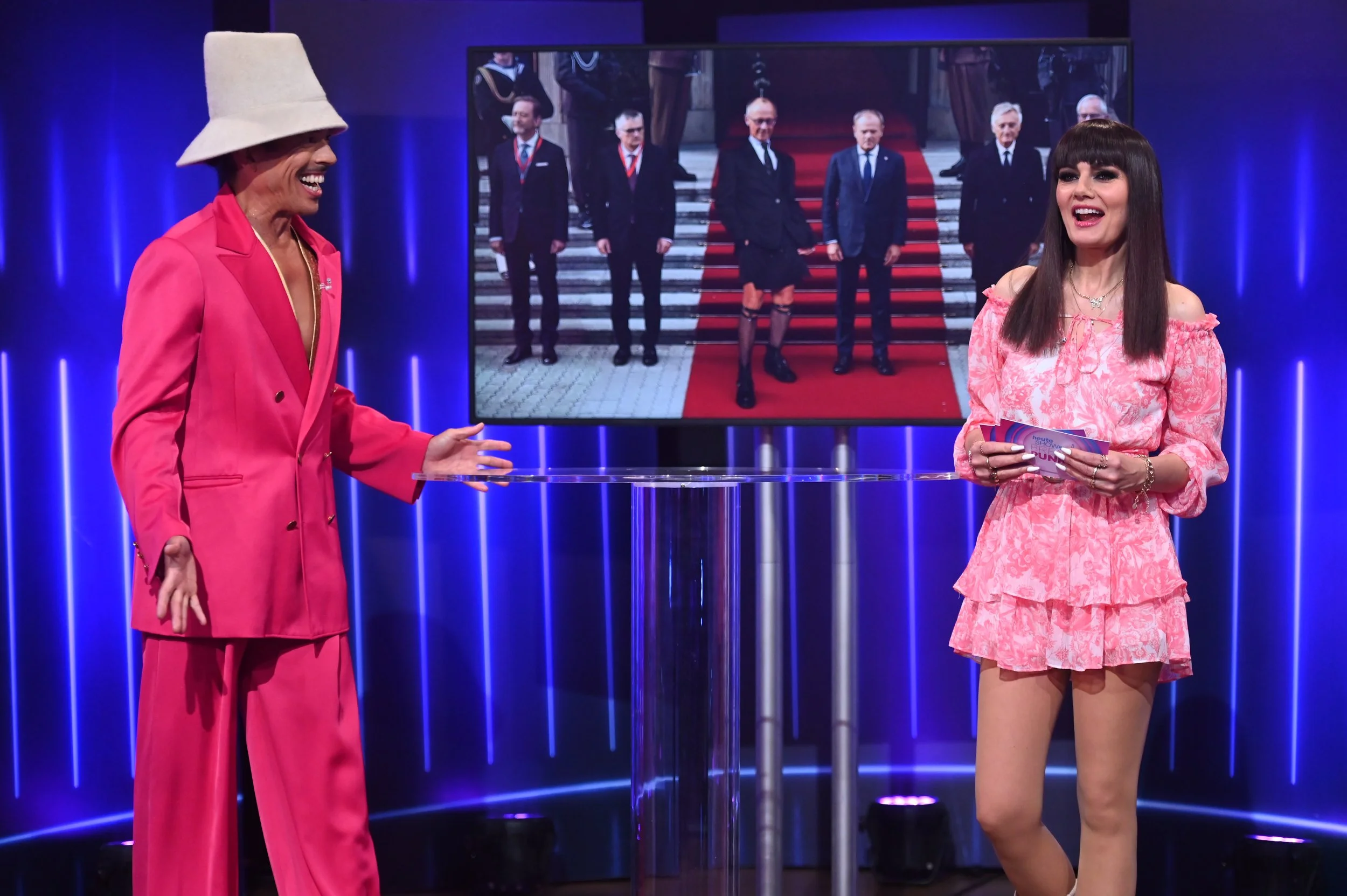 Martina und Jorge auf Bühne