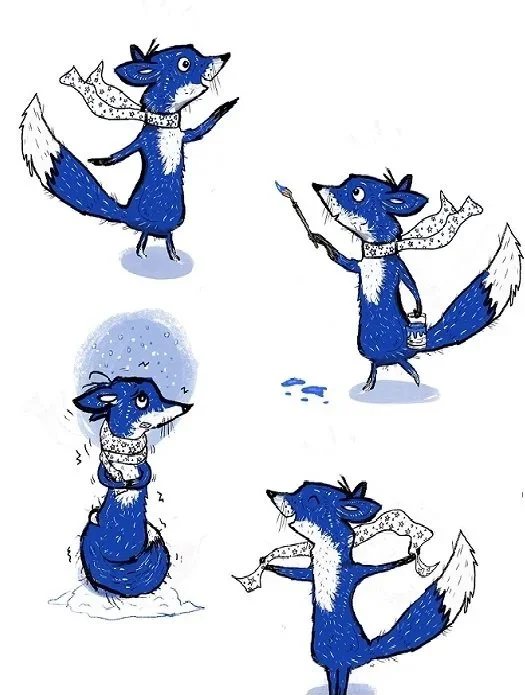 blue foxes 
