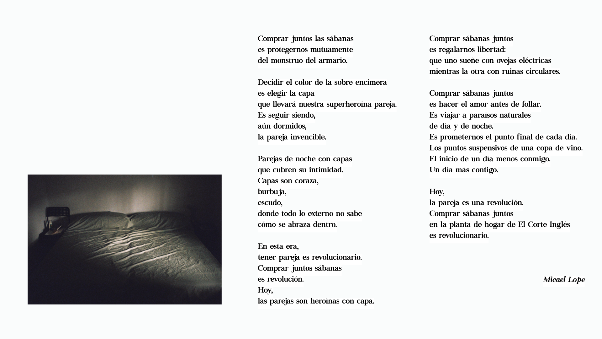 FOTOGRAFIA Y POEMA_Comprar juntos las sabanas_©MicaelLope2025.003.png