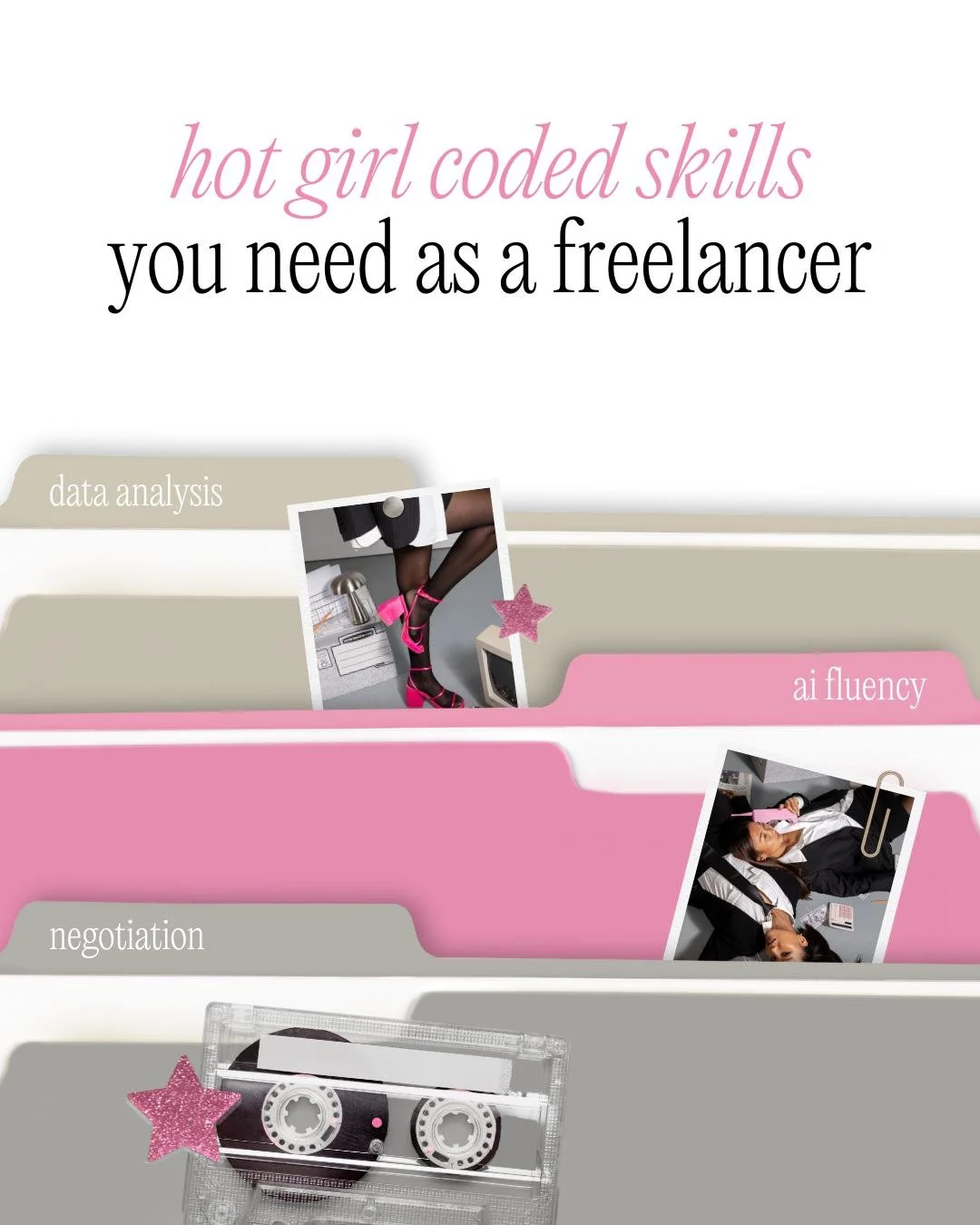 hot girls don&rsquo;t gate keep! (freelancing edition)

Here&rsquo;s your hot-girl codded checklist to beat the game, stand for yourself and build leverage.