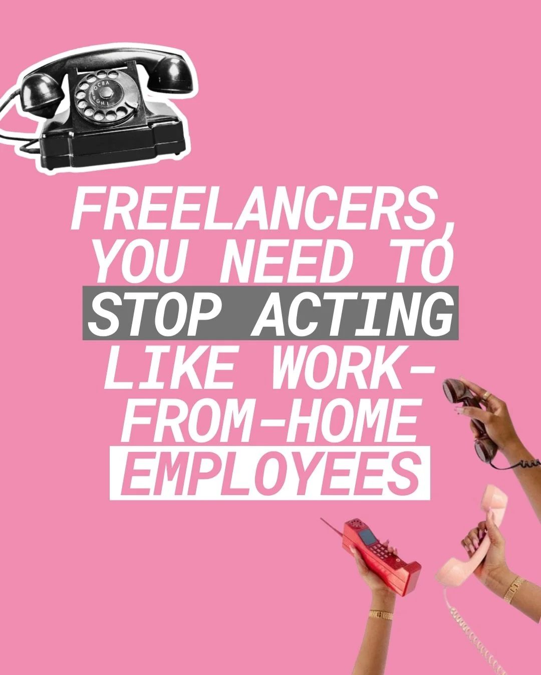 📣 a gentle reminder to the freelancers out there! 

She freelances || Freelance community || Freelancing jobs