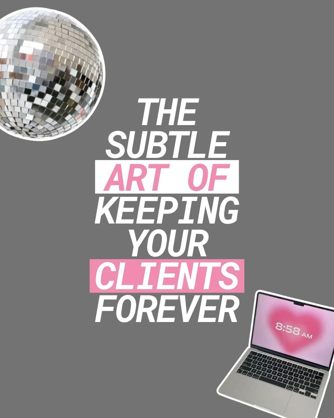 being &ldquo;good at what you do&rdquo; is half what keeps clients coming back, but being someone they can *count on* is 100% of it! 💌