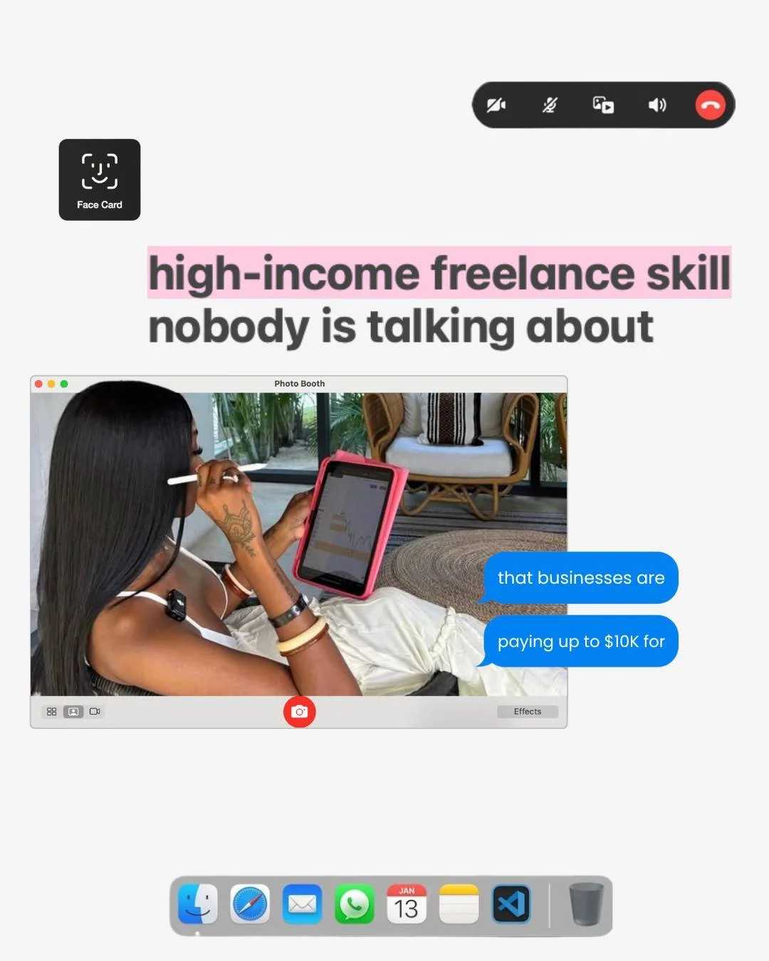 we've watched women go from undercharging and overdelivering to closing clients they once thought were out of their league! 

Not because they got lucky, but because they learned the right skill and learned how to sell it.

if you've ever felt like y