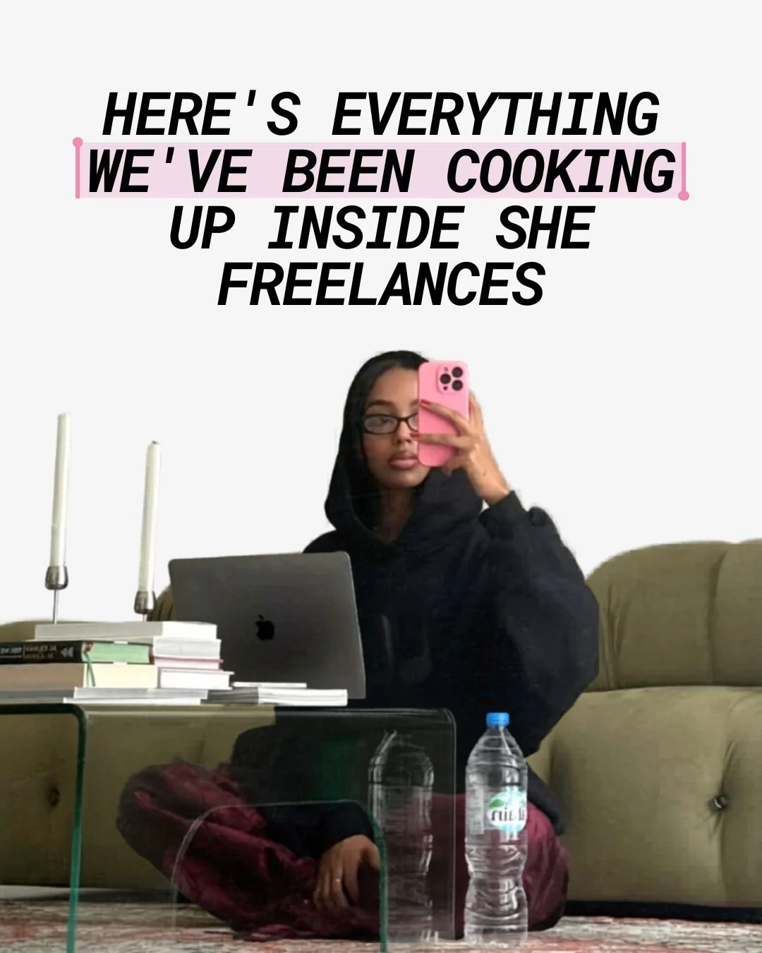 We've been doing some house renos inside She Freelances, and it's finally time to show you everything that's new 🩷

An updated freelance planner, new lessons inside She's A High Ticket Freelancer, sorted rooms inside the collective so everything is 