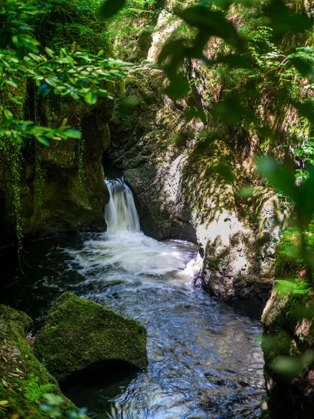 It should be no real surprise that after a post about how much I enjoy waterfalls that there will be a few more pictures of them following on from it. But expected or not the way these are just hidden away makes them all the more appealing. The green
