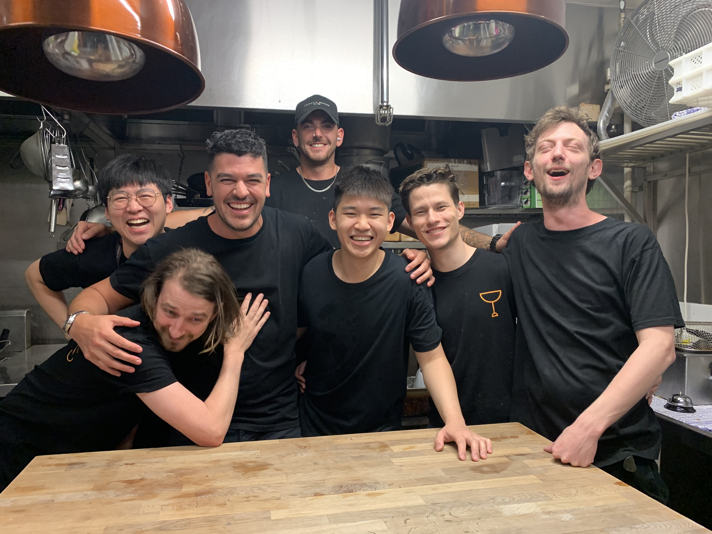 Last day at Siffredi's Spaghetti Bar with the crew