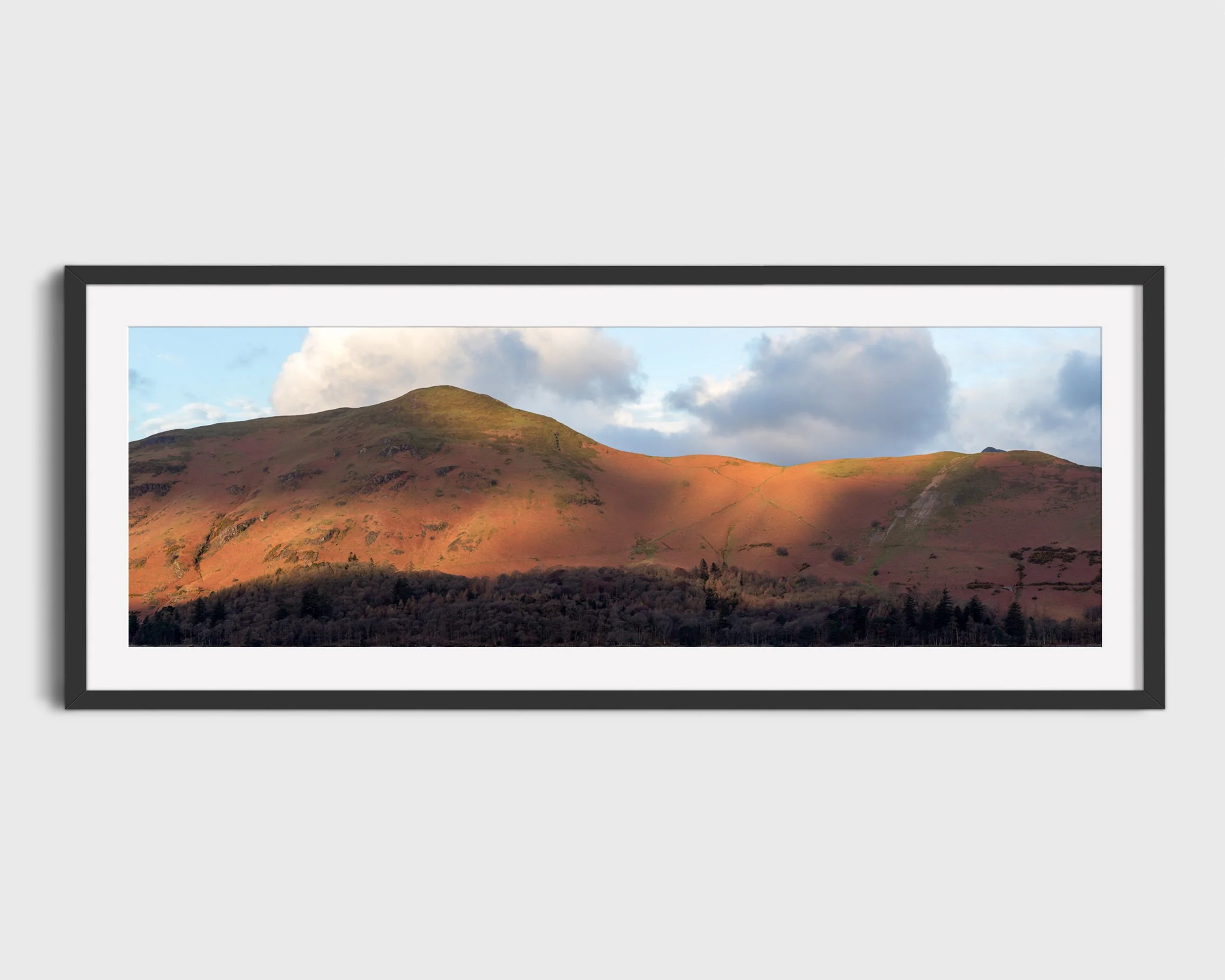 Catbells Panoramic Print | The Lake District | Landscape Photography Wall Art