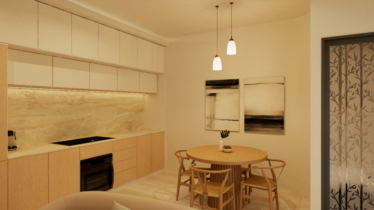 A modest open plan that optimises its potential