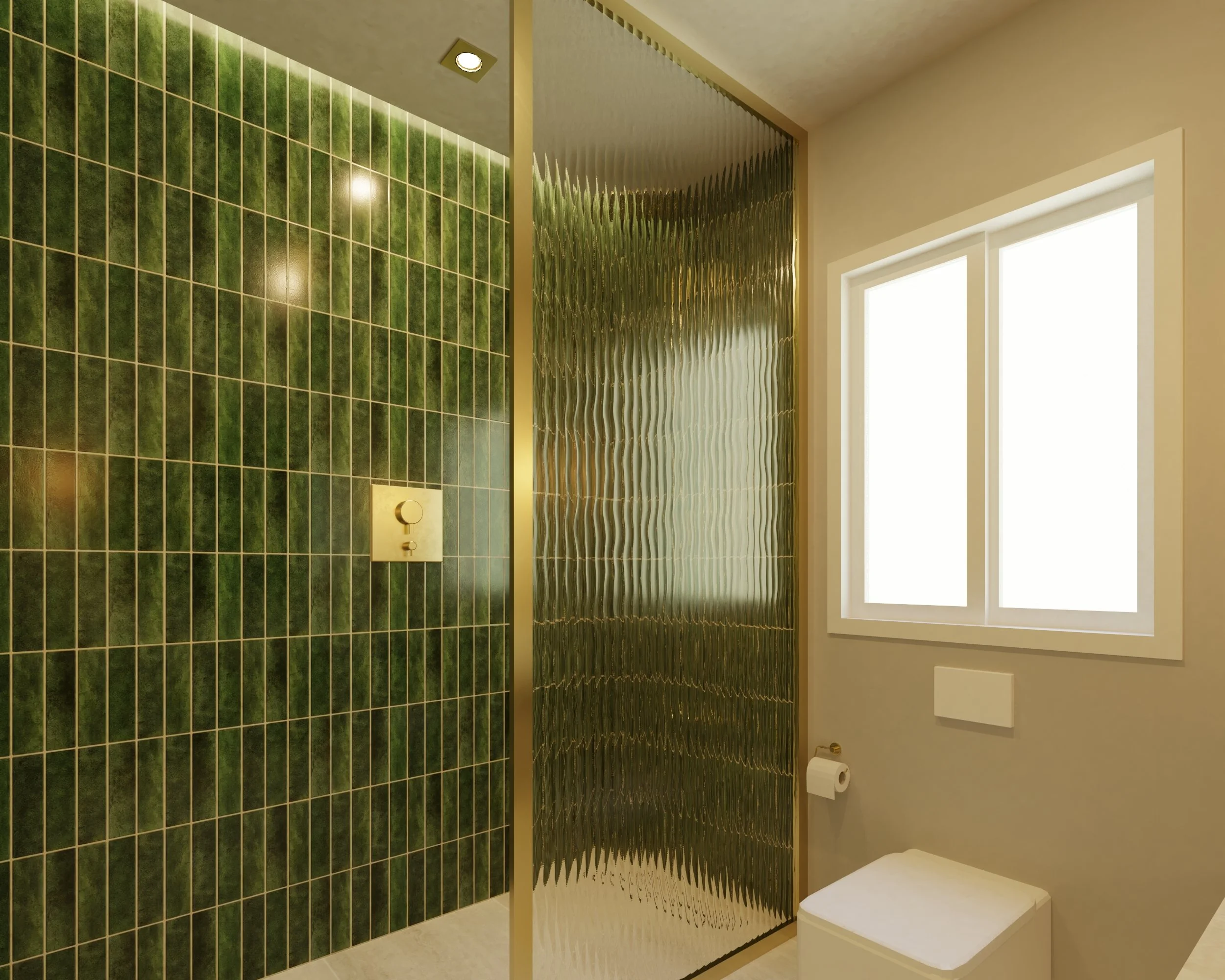 Earthy & Luxurious Bathroom Design