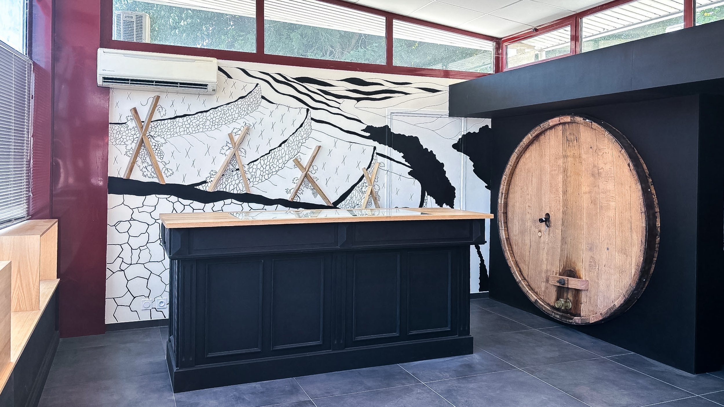 Fresque murale finie