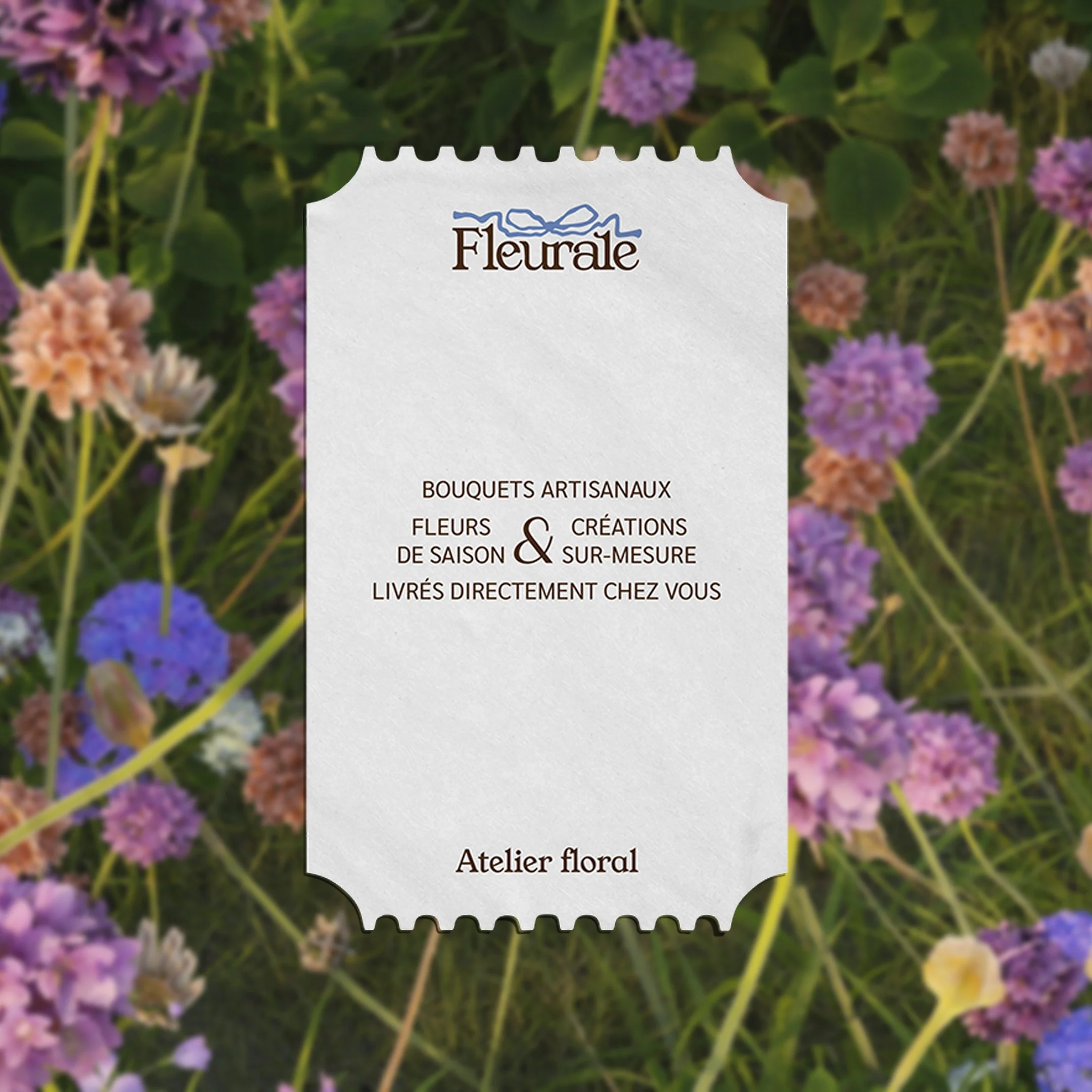 Papier avec des infos sur Fleurale